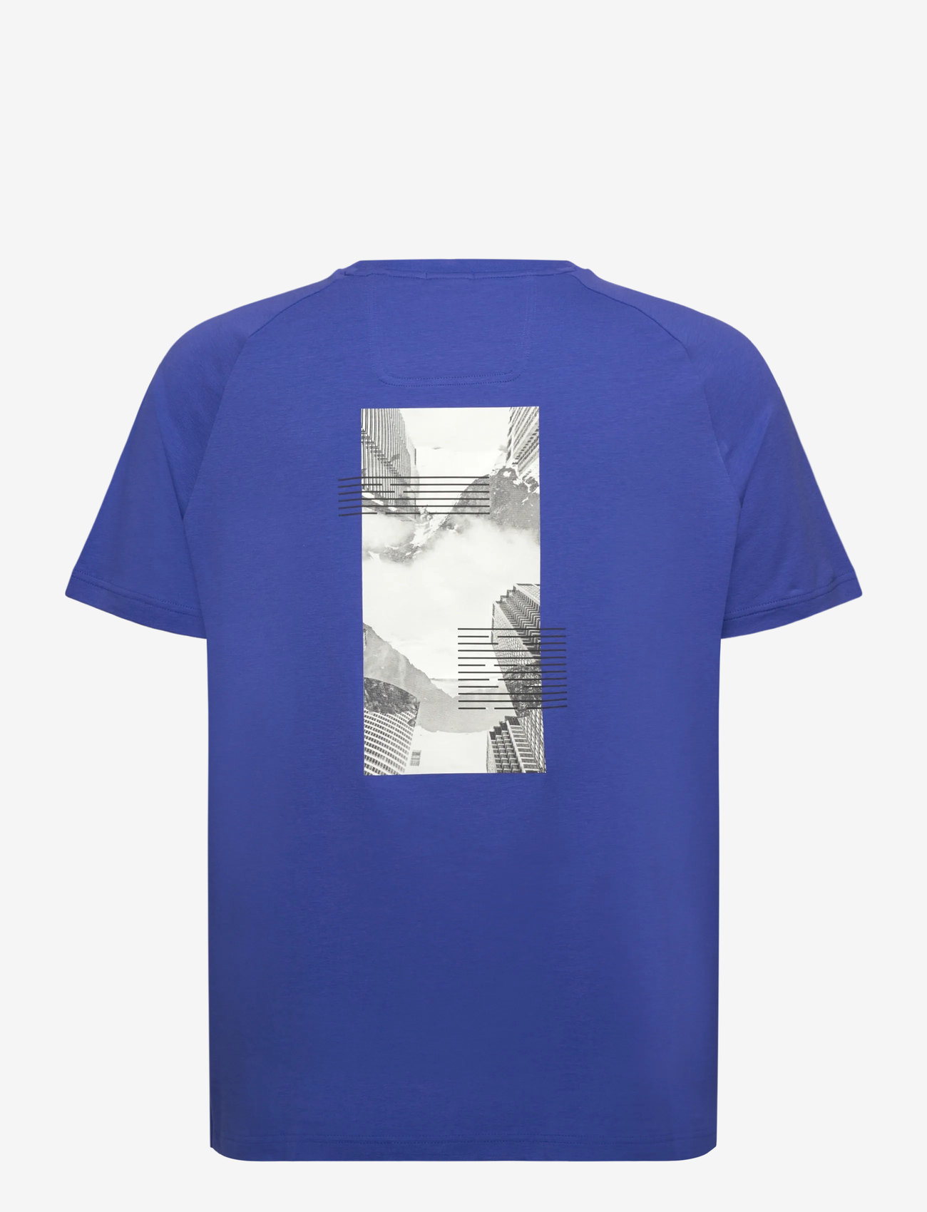 BOSS - Tee Stripe Zone - t-shirts - medium blue - 1