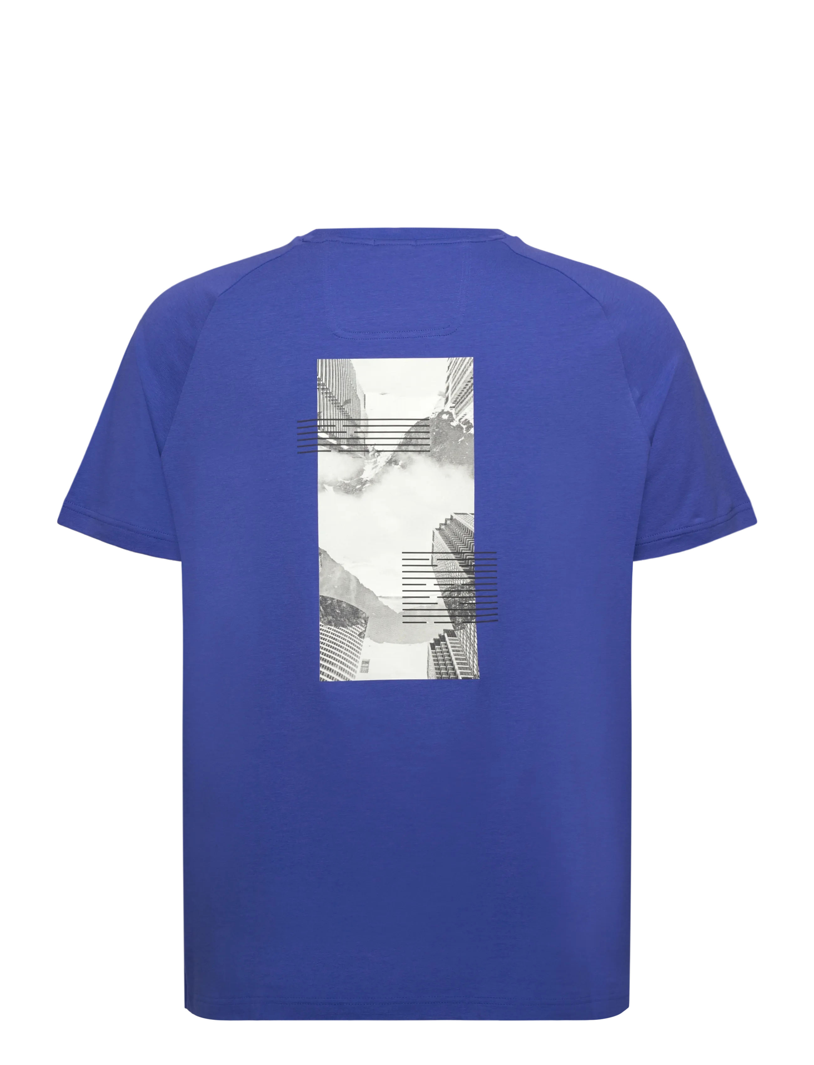 BOSS - Tee Stripe Zone - short-sleeved t-shirts - medium blue - 1