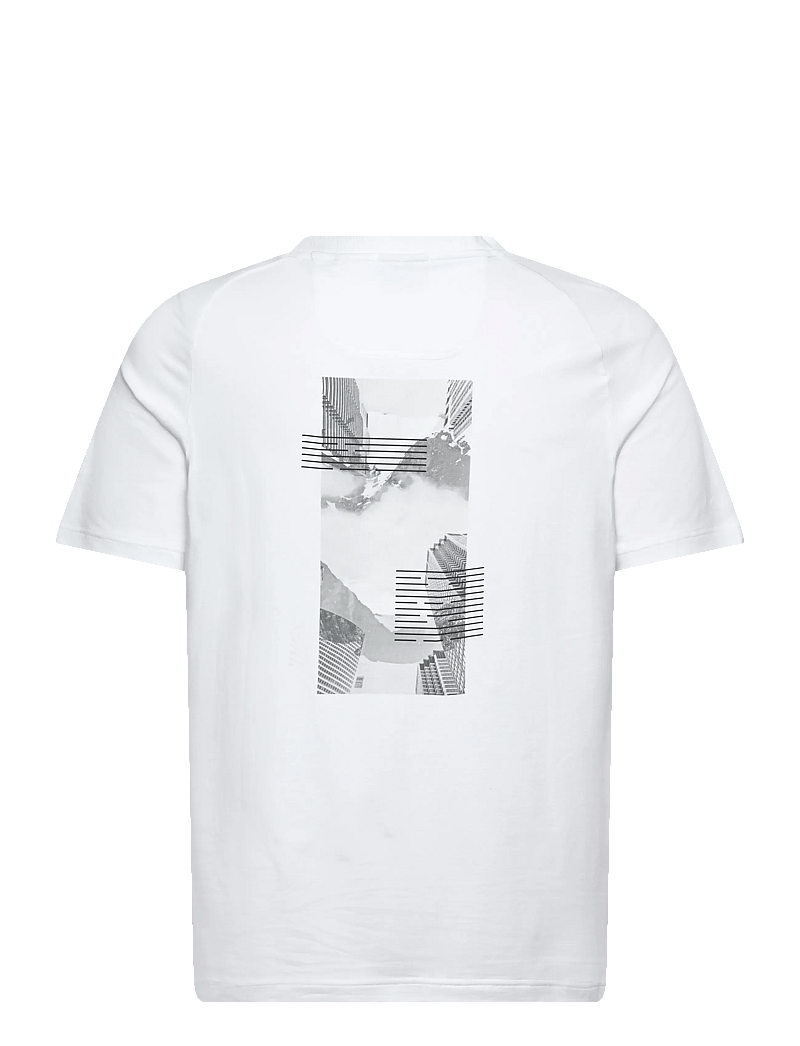 BOSS - Tee Stripe Zone - t-shirts - white - 1