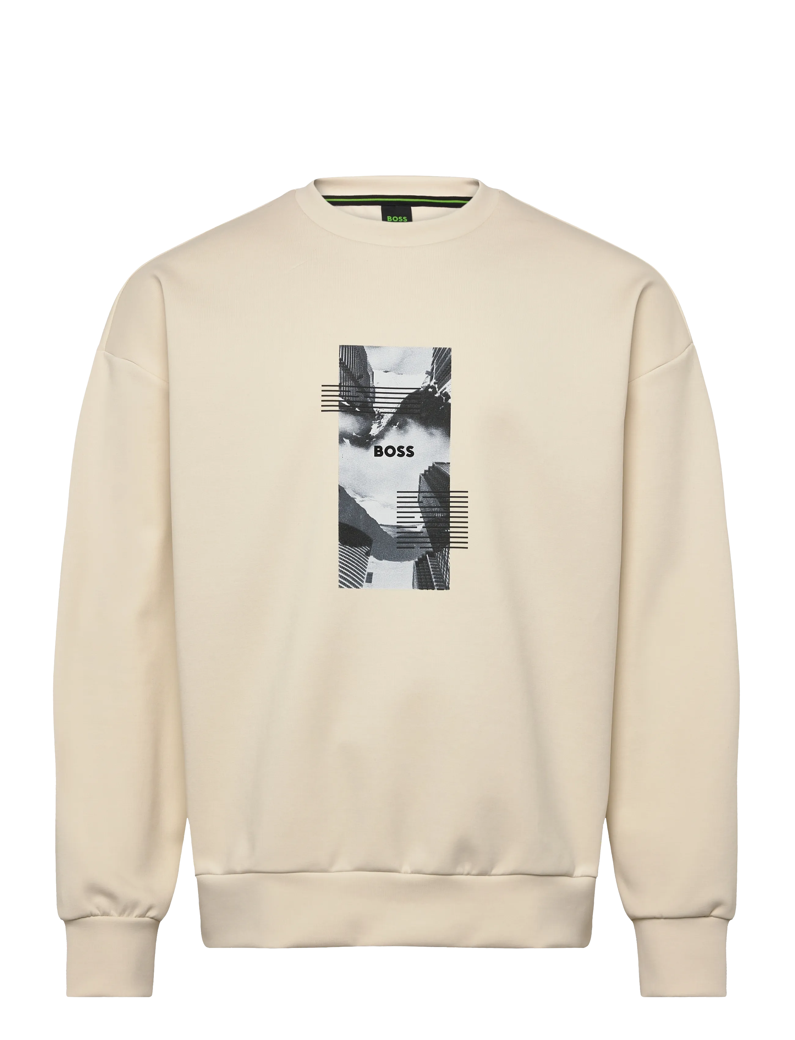 BOSS Stenson Zone - Sweatshirts & hættetrøjer - OPEN WHITE / beige