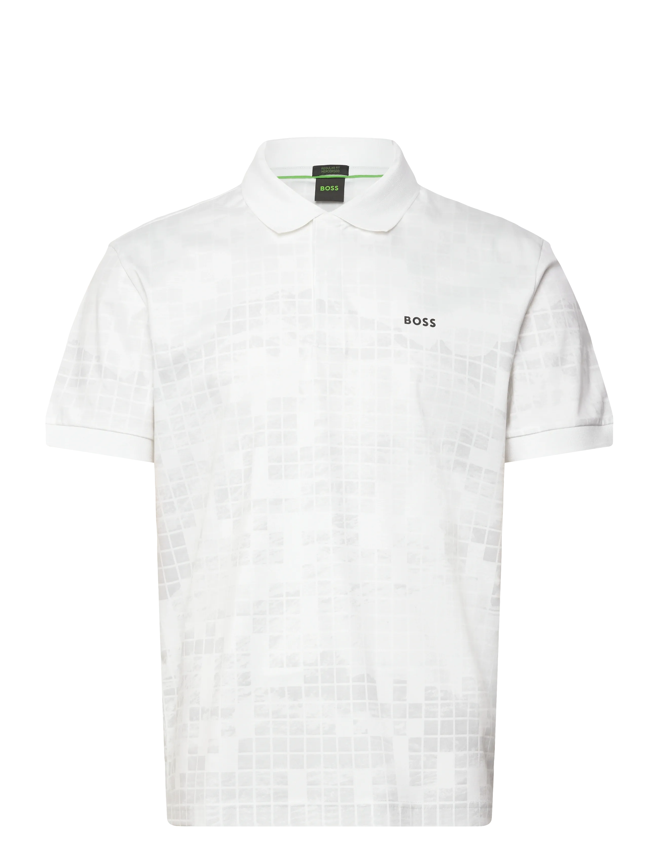 BOSS Pl_Clash Plkt, M, White, Sport Polos > Sport Short-sleeved Polos, Herre