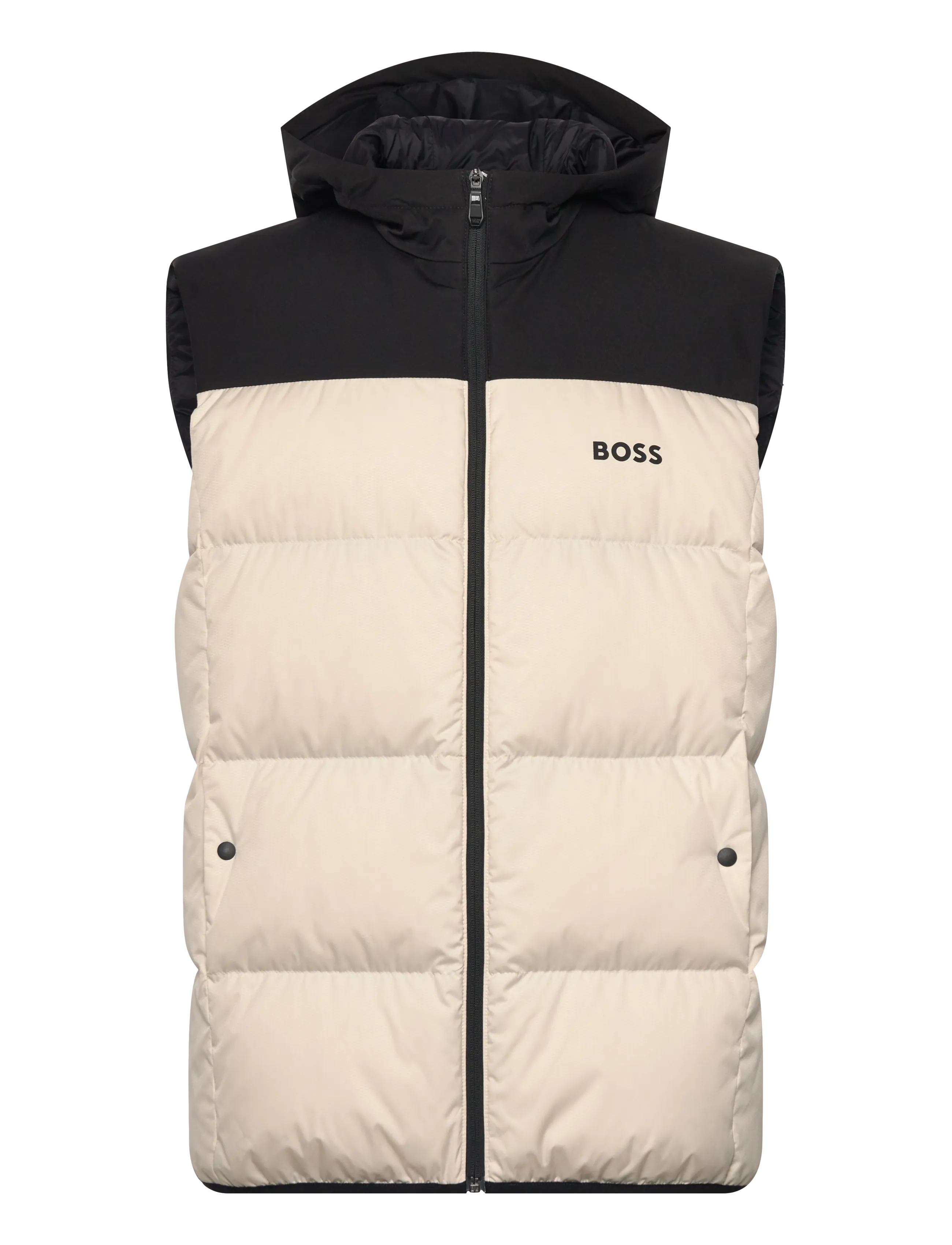 BOSS OW_Block-X Vest HD - Veste - OPEN WHITE / black