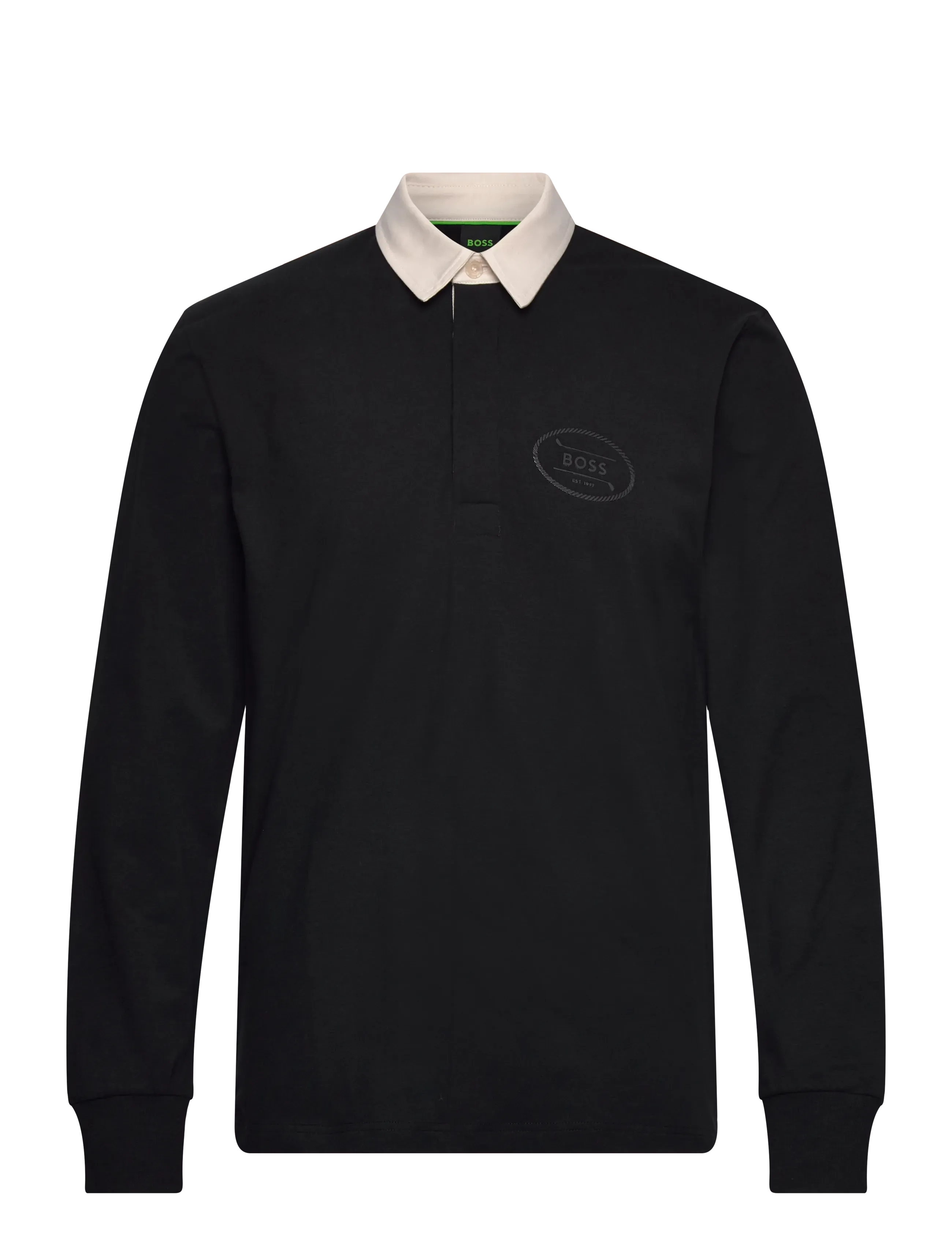 BOSS Pl_Hole19 Percy, XXL, Black, Sport Polos > Sport Long-sleeved Polos, Herre