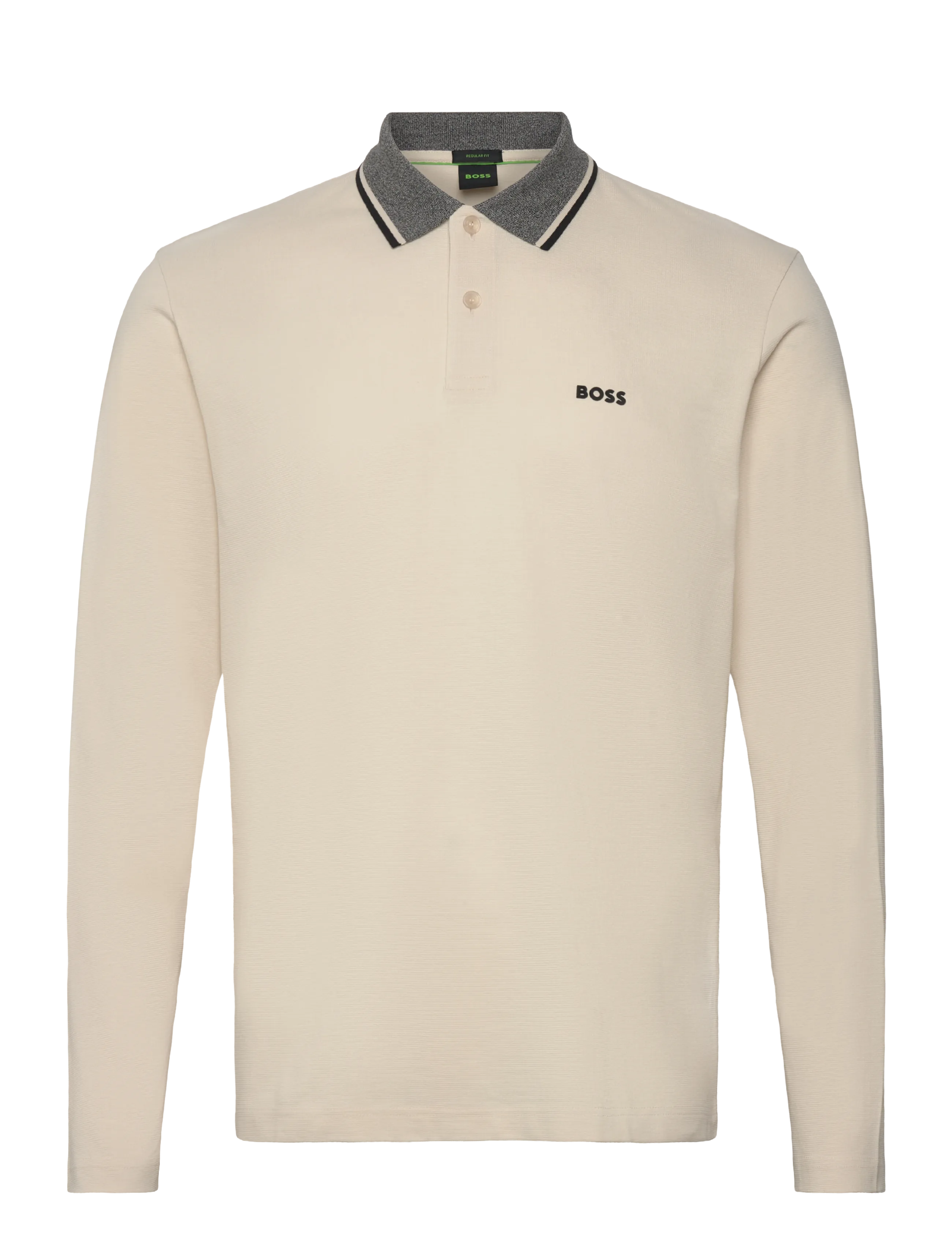 BOSS Pl_League Plisy, XXL, Cream, Sport Polos > Sport Long-sleeved Polos, Herre