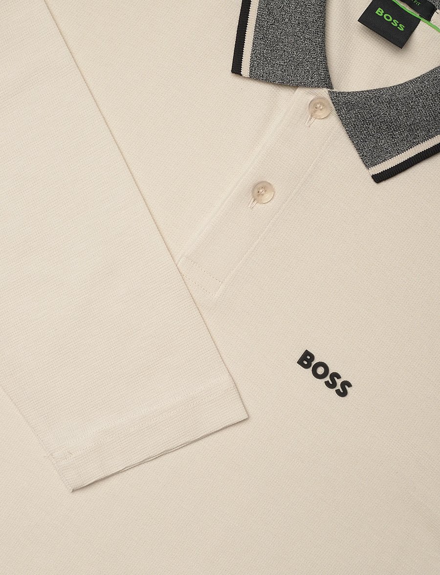 BOSS - PL_League Plisy - oberteile & t-shirts - open white - 2