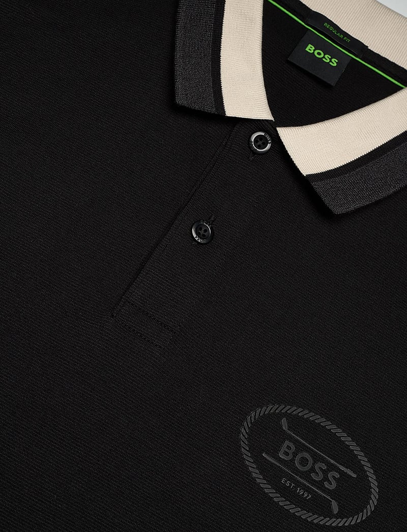 BOSS - PL_Hole19 Placket - topit & t-paidat - black - 2