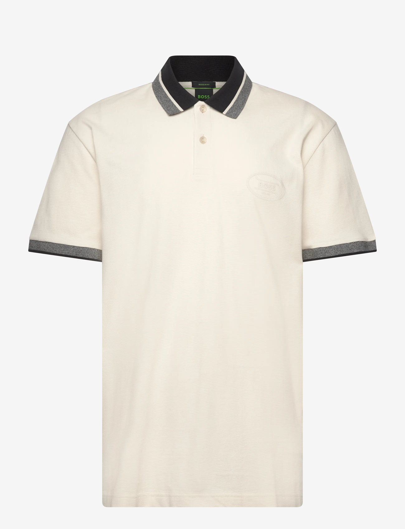 BOSS - PL_Hole19 Placket - toppe & t-shirts - open white - 0