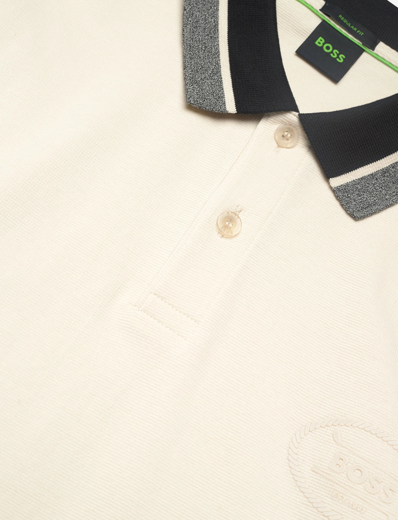 BOSS - PL_Hole19 Placket - toppe & t-shirts - open white - 2