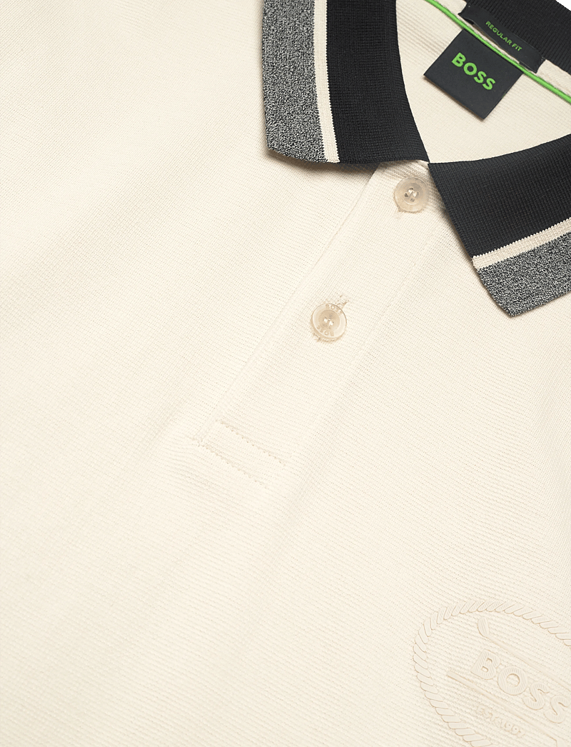 BOSS - PL_Hole19 Placket - toppe & t-shirts - open white - 2