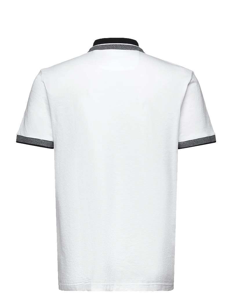 BOSS - PL_Hole19 Placket - oberteile & t-shirts - white - 1