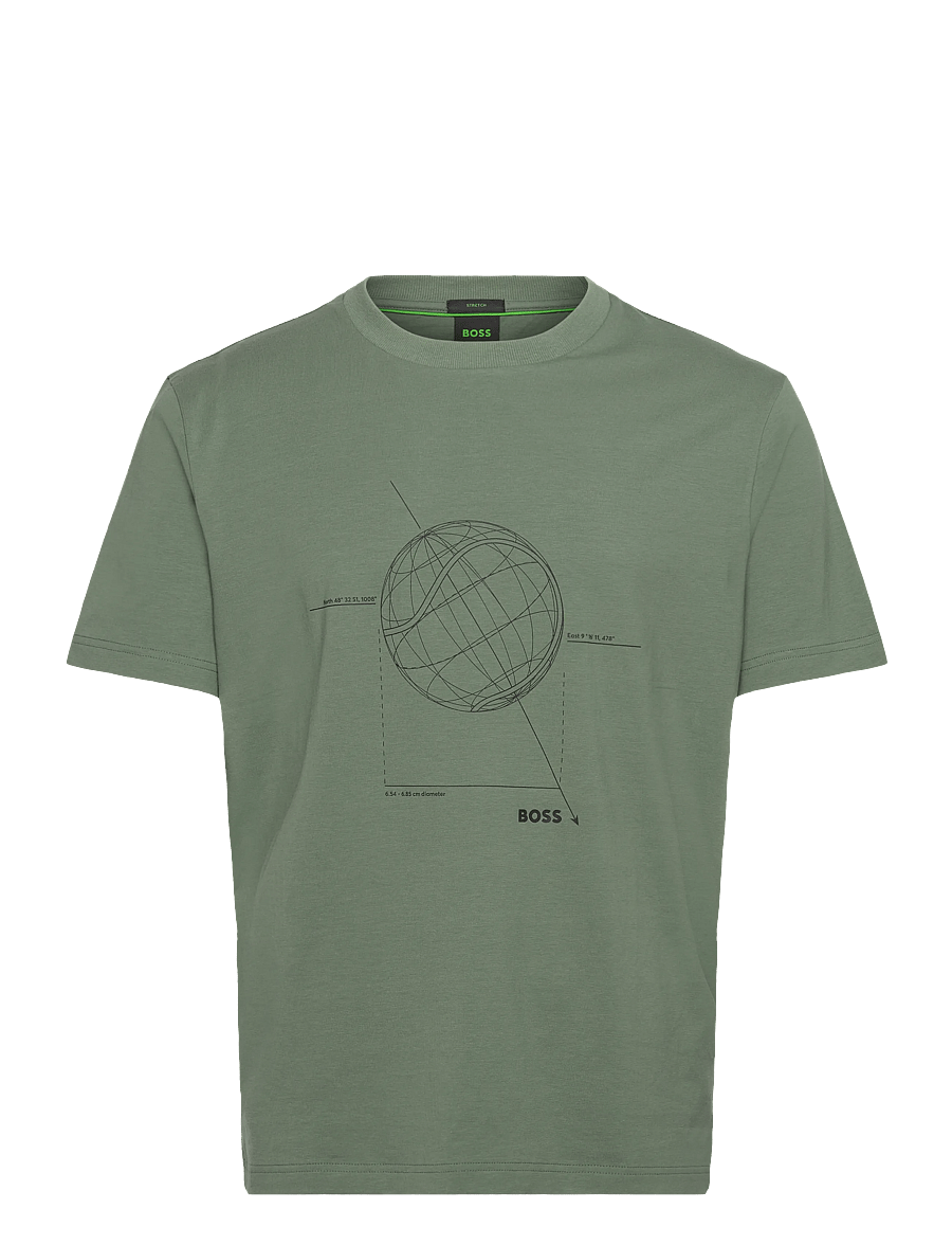 BOSS - TS_League GRX - short-sleeved t-shirts - open green - 0