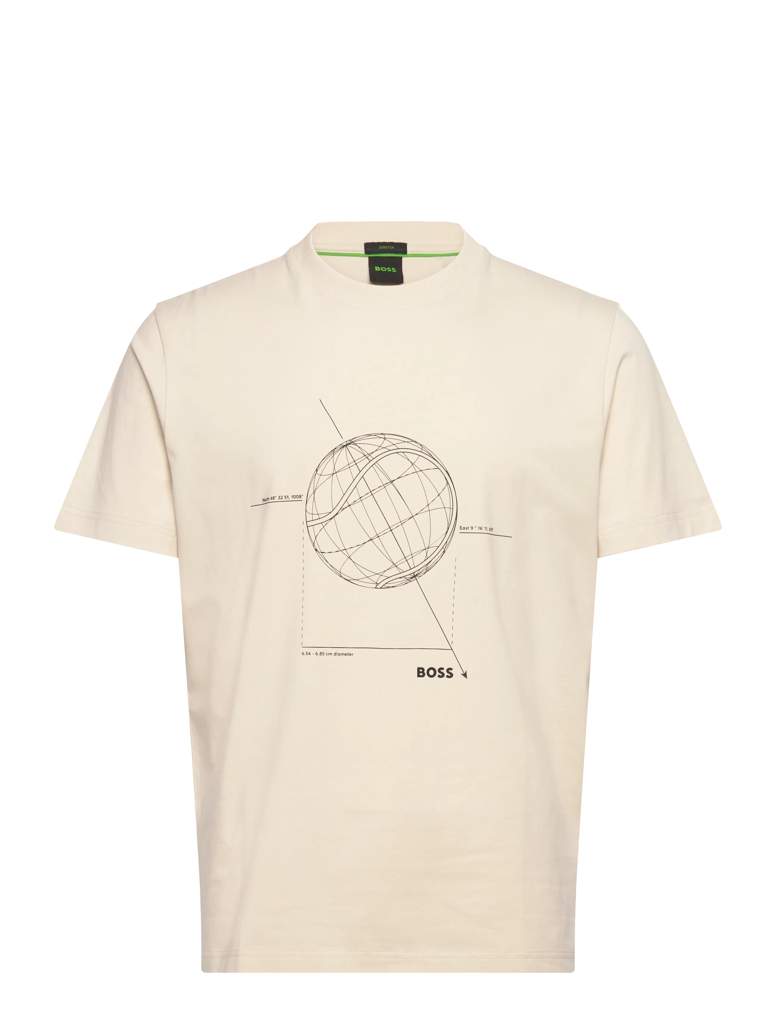 BOSS TS_League GRX - T-shirts - OPEN WHITE / cream