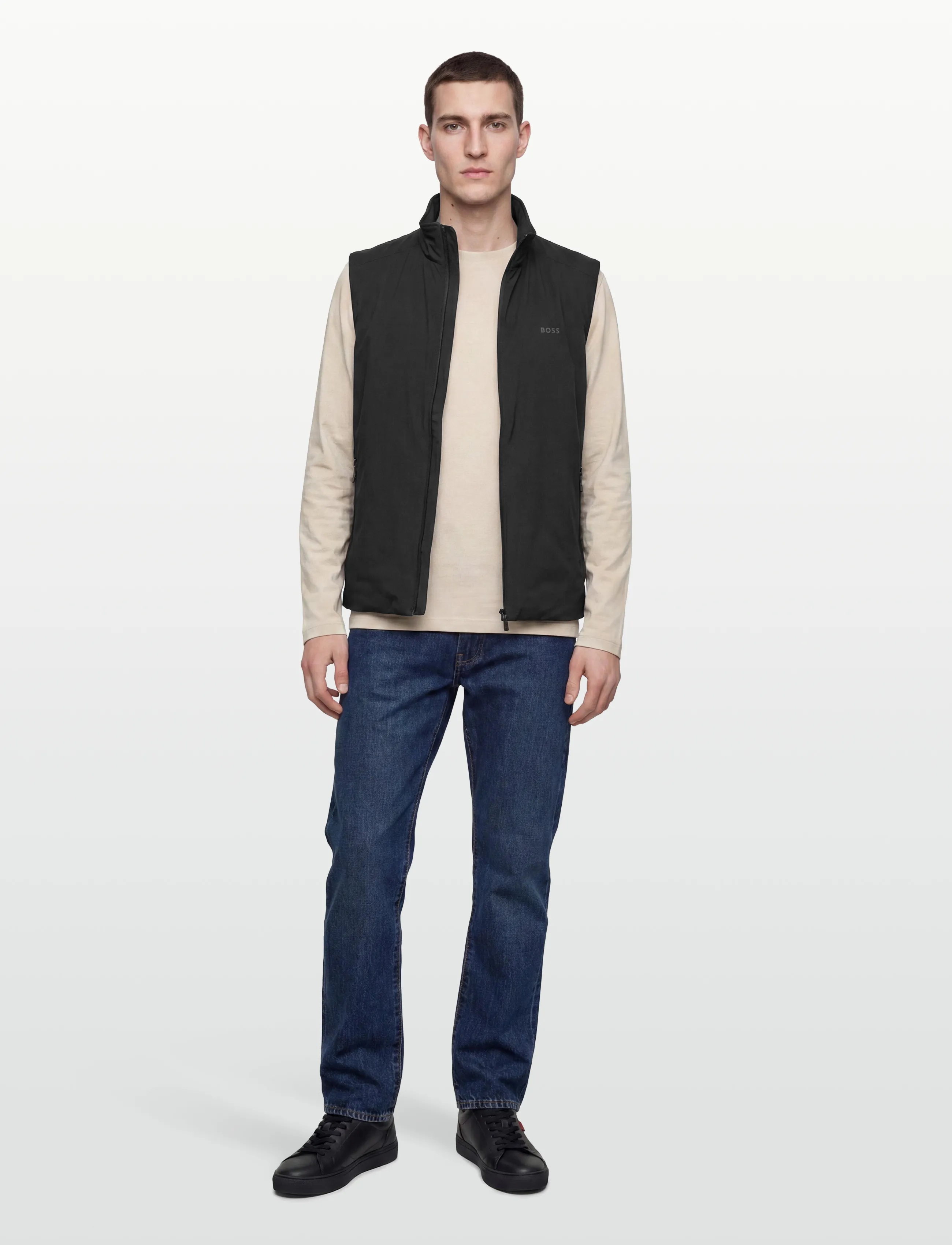 BOSS OW_Lite-X Vest - Kamizelki - BLACK / black