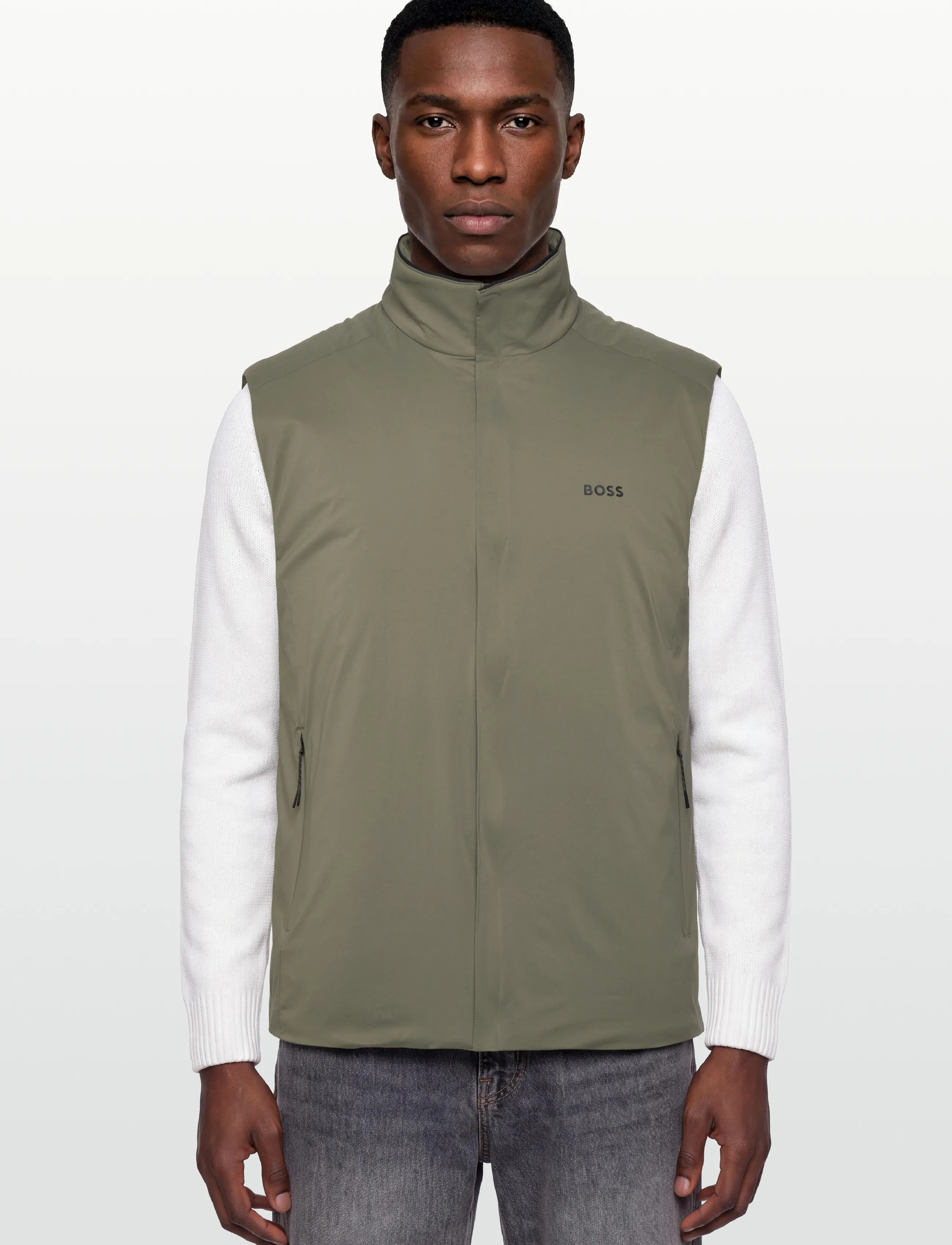 BOSS - OW_Lite-X Vest - outdoor - dark beige - 3