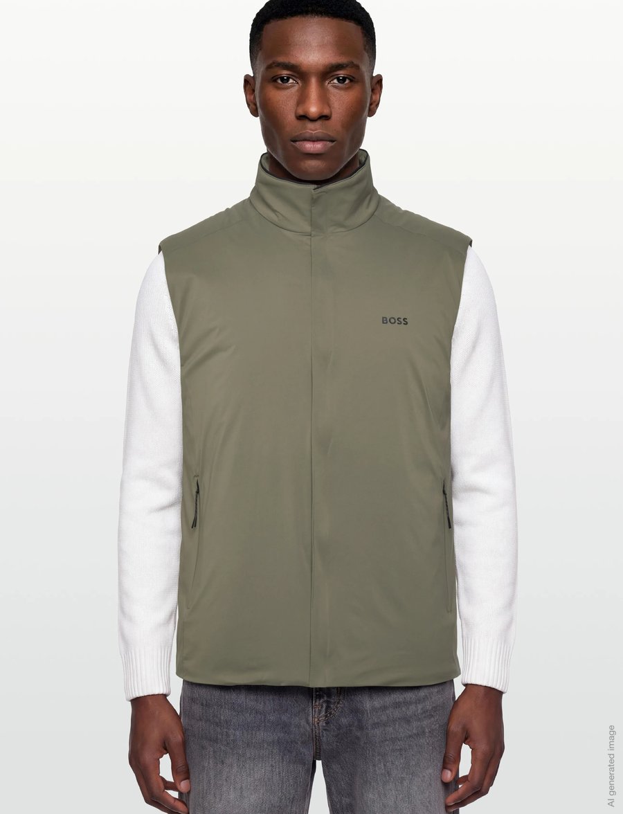 BOSS - OW_Lite-X Vest - outdoor - dark beige - 3