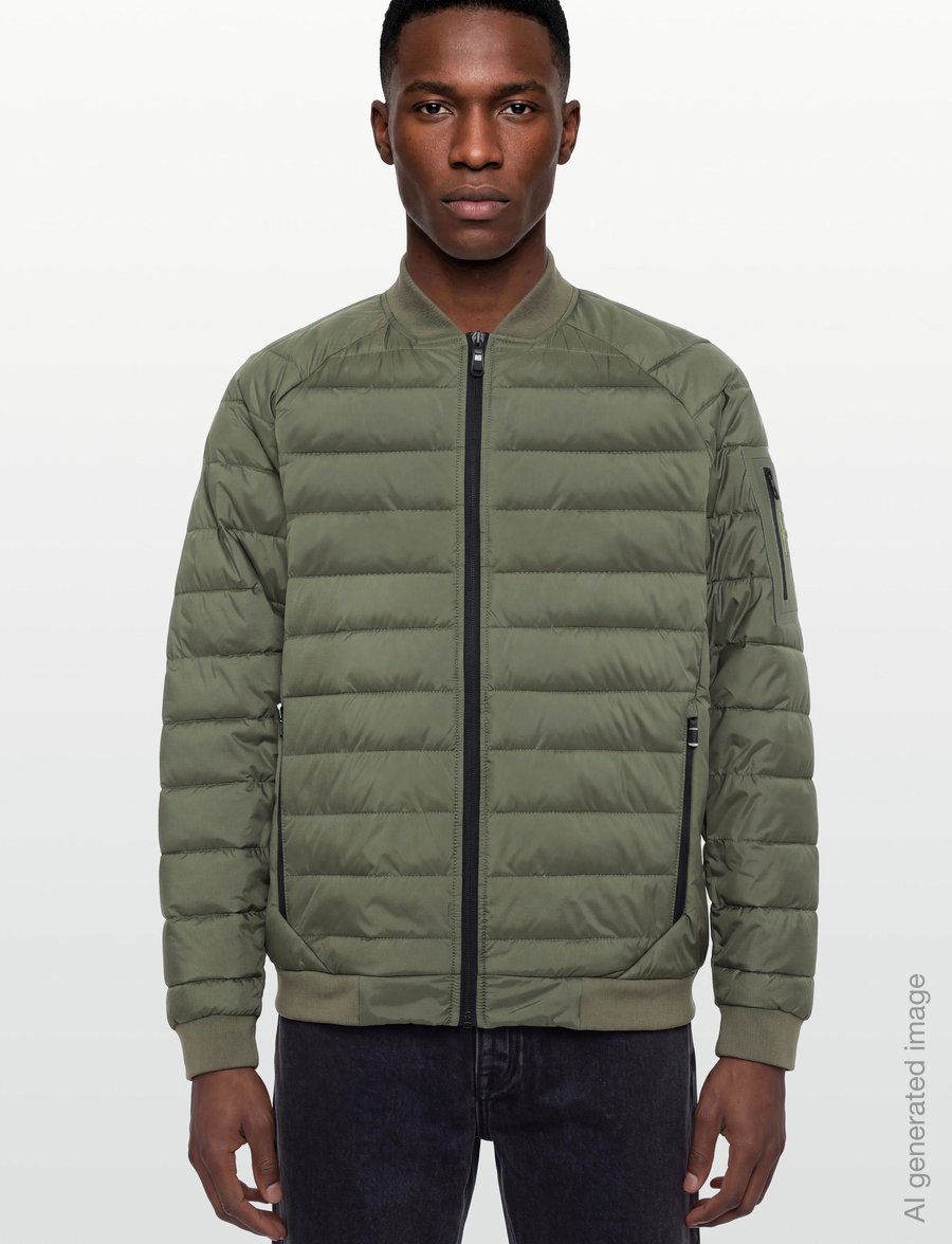 BOSS - OW_Urbanex Jacket BC - dunjackor - dark beige - 3