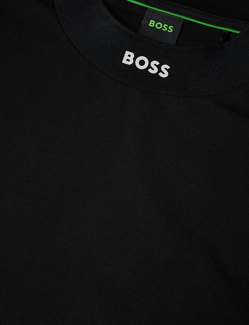 BOSS - Tee Collar Zone - kortærmede t-shirts - black - 2