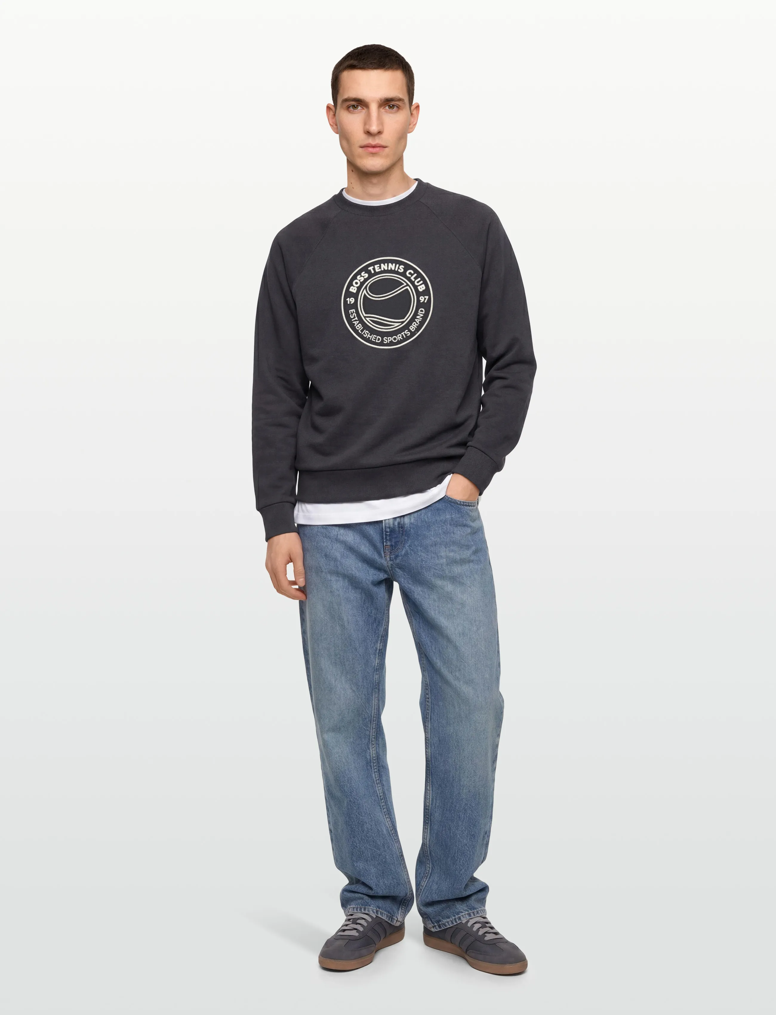 BOSS - SW_Join Salbo - sweatshirts - dark blue - 0