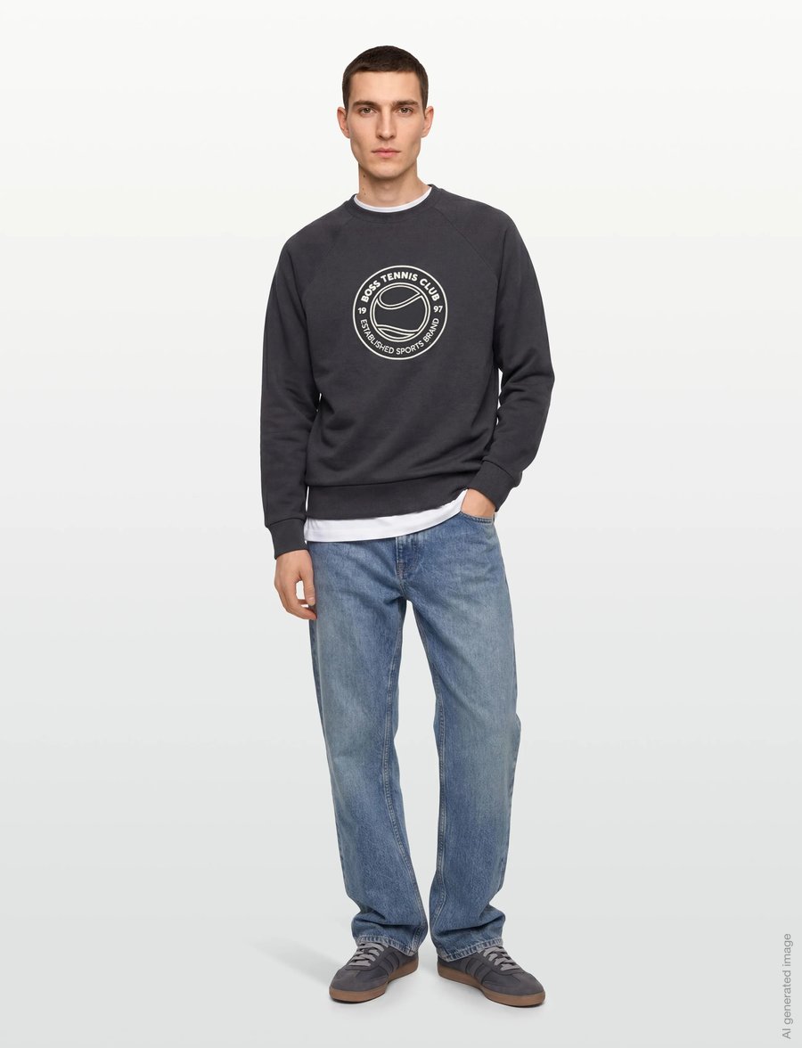 BOSS - SW_Join Salbo - sweatshirts - dark blue - 0