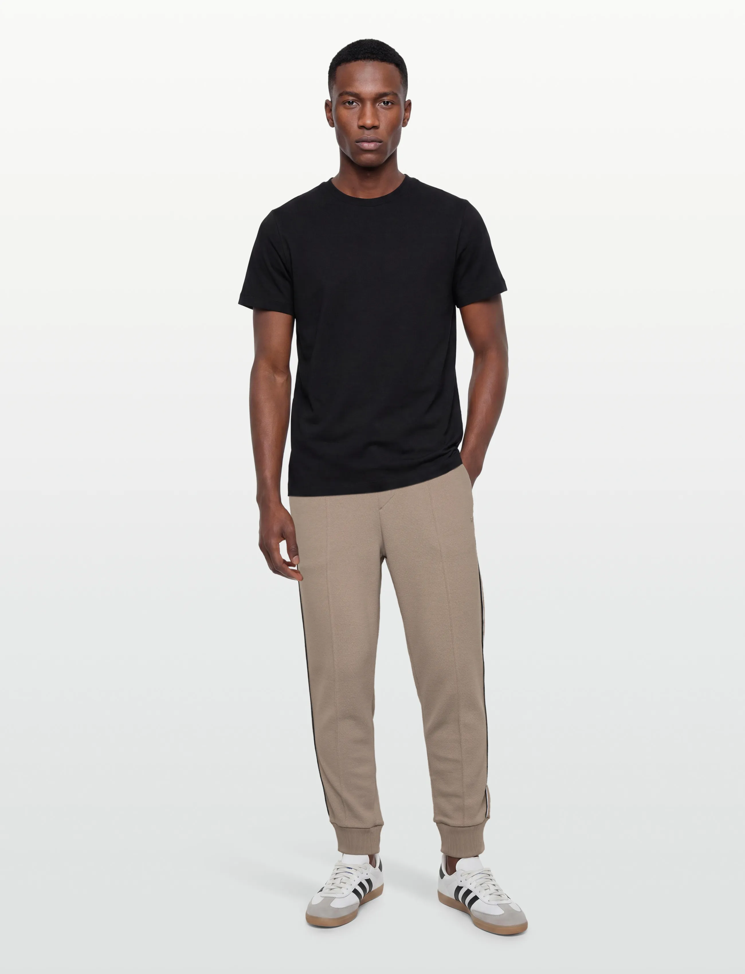 BOSS Jt_Join Hadiko, Mænd, Joggingbukser, Beige, Str: XXXL