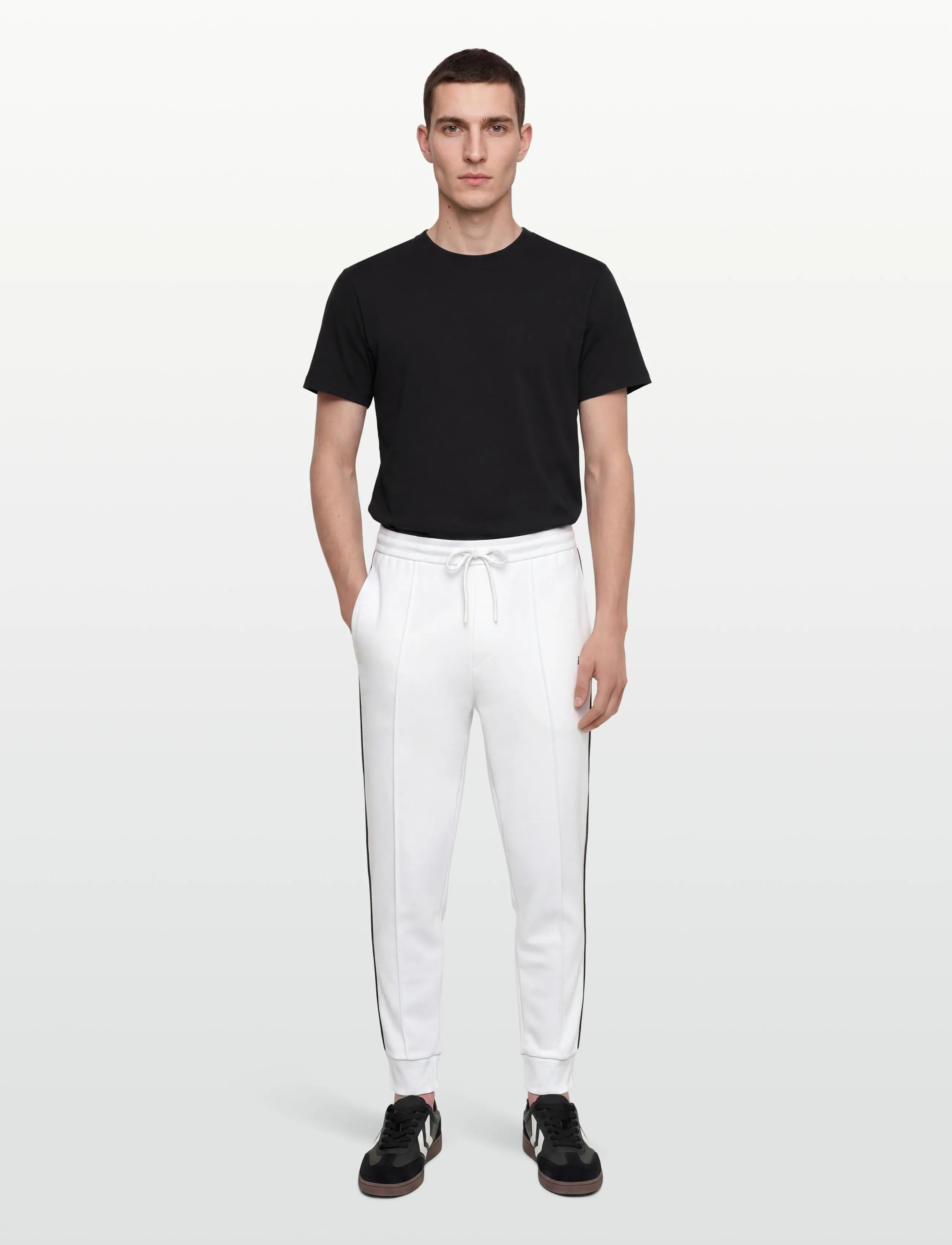 BOSS Jt_Join Hadiko, L, Sport Pants, Weiß - Sweatpants, Männerswear