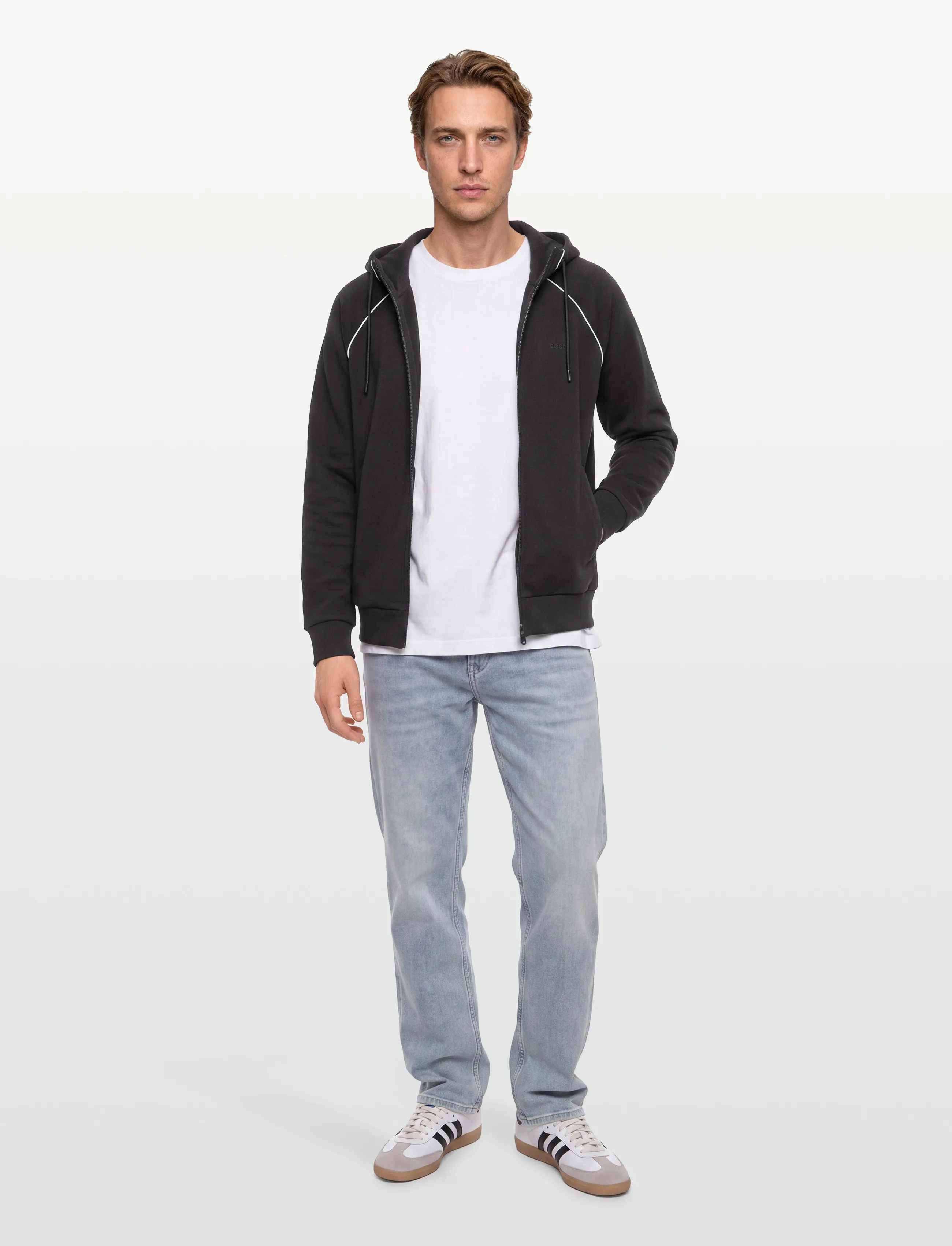BOSS Sw_Join Saggy, XL, Black, Sport Sweatshirts & Hoodies > Sport Hoodies, Herre