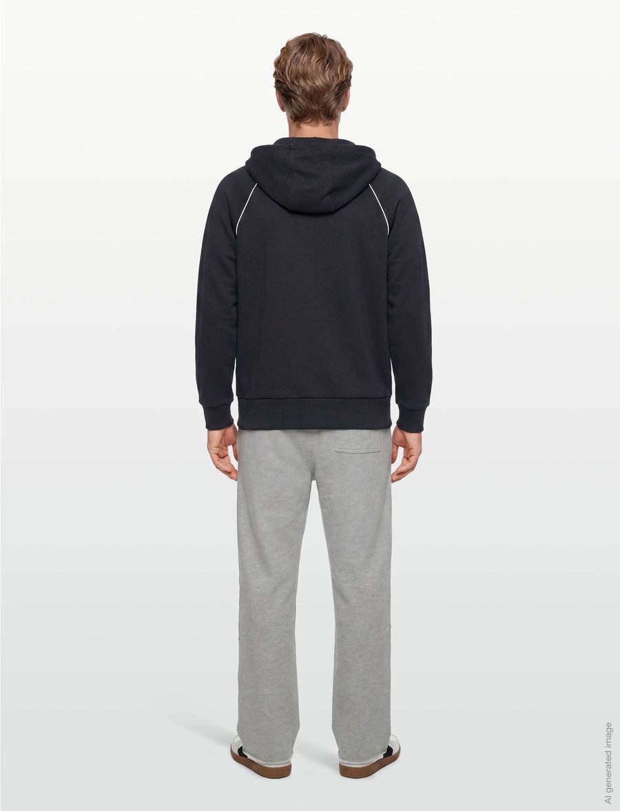BOSS - SW_Join Saggy - kapuutsiga dressipluusid - dark blue - 4