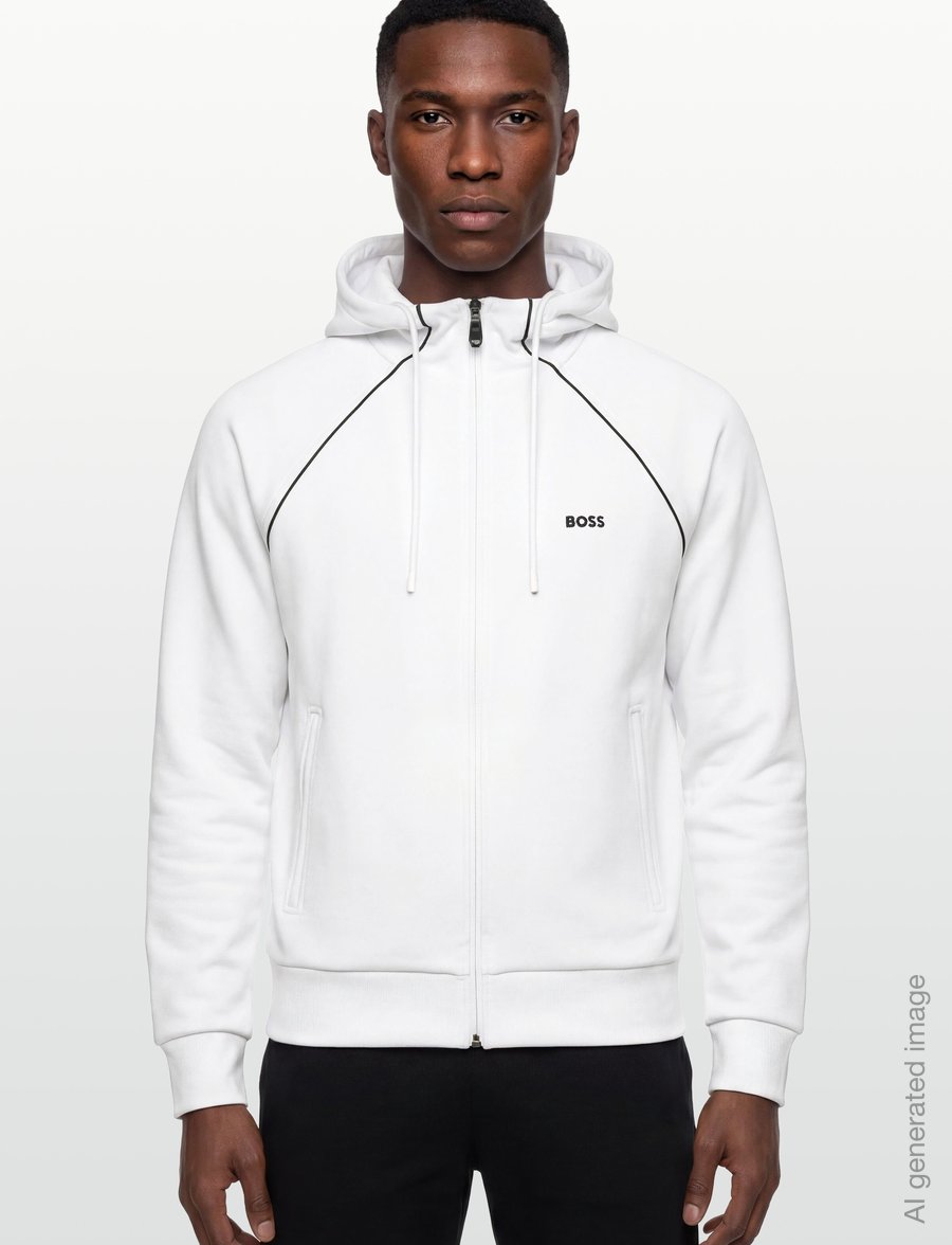 BOSS - SW_Join Saggy - sweatshirts - white - 3