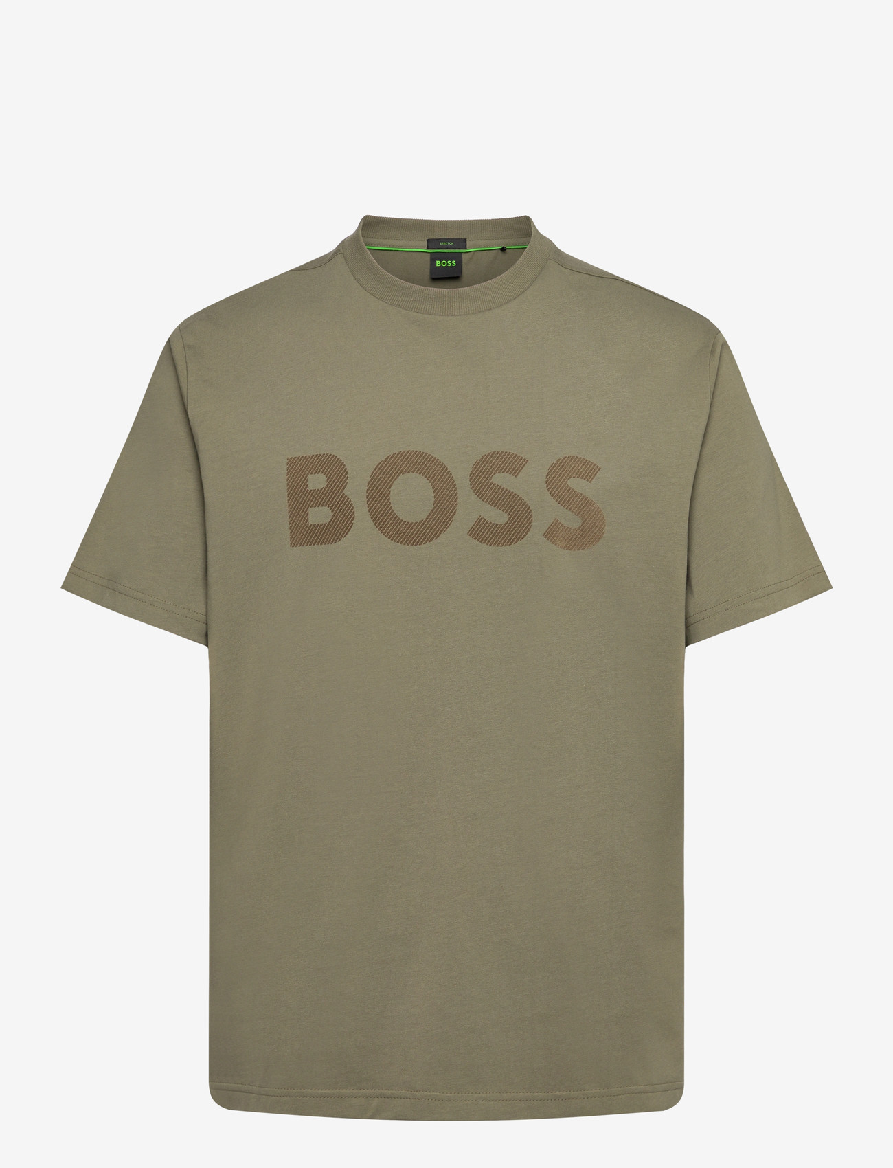 BOSS - TS_Iconic Logo - t-shirts - dark beige - 0