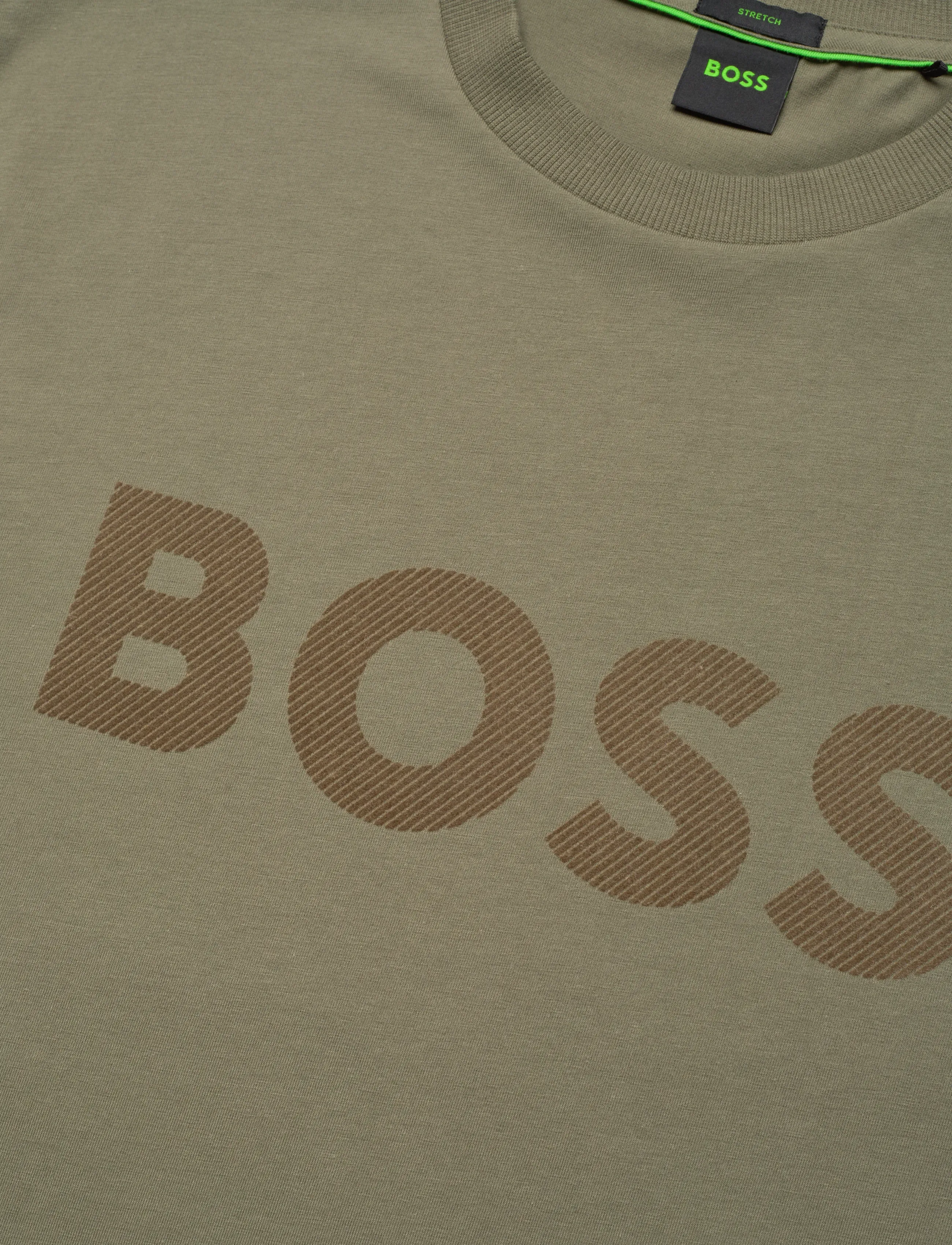 BOSS - TS_Iconic Logo - t-shirts - dark beige - 2