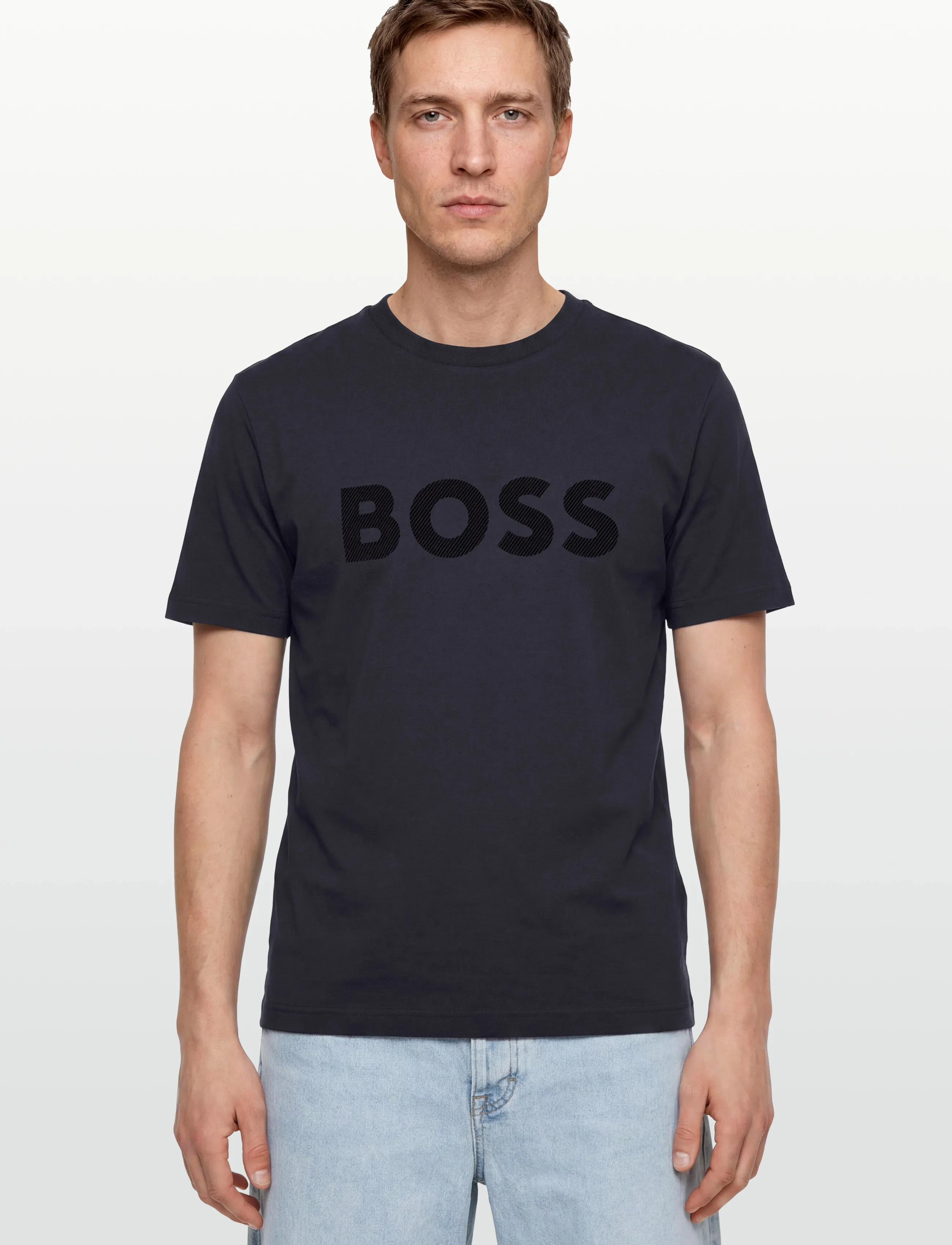 BOSS - TS_Iconic Logo - t-shirts - dark blue - 3