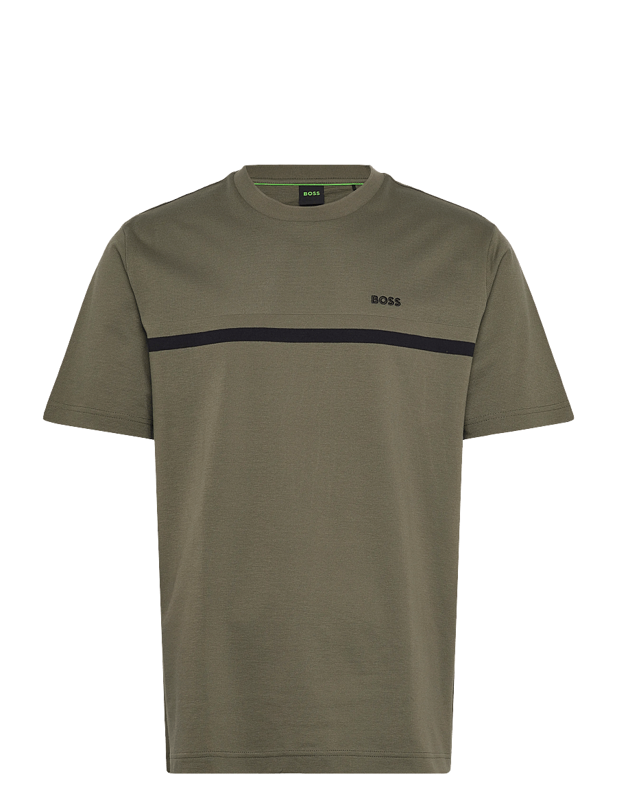 BOSS - TS_Join Structure - kurzärmelig - dark beige - 0