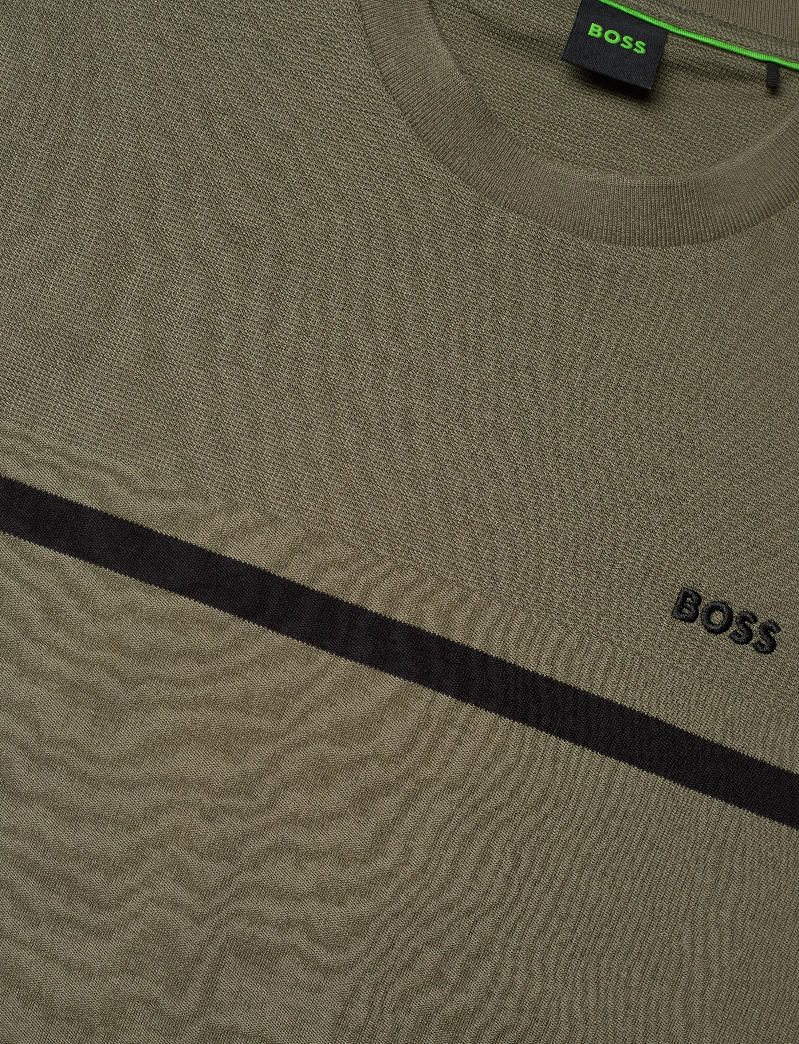 BOSS - TS_Join Structure - short-sleeved t-shirts - dark beige - 2