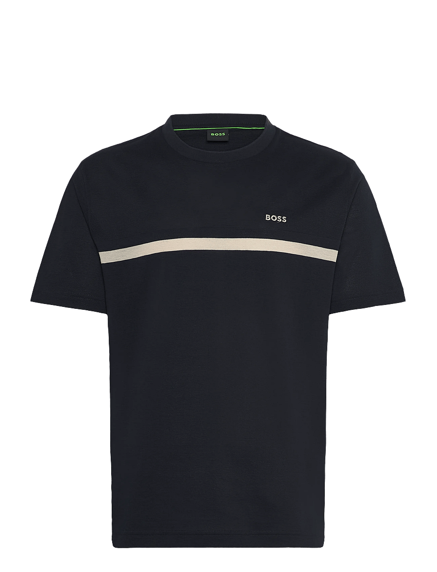 BOSS - TS_Join Structure - kortærmede t-shirts - dark blue - 0