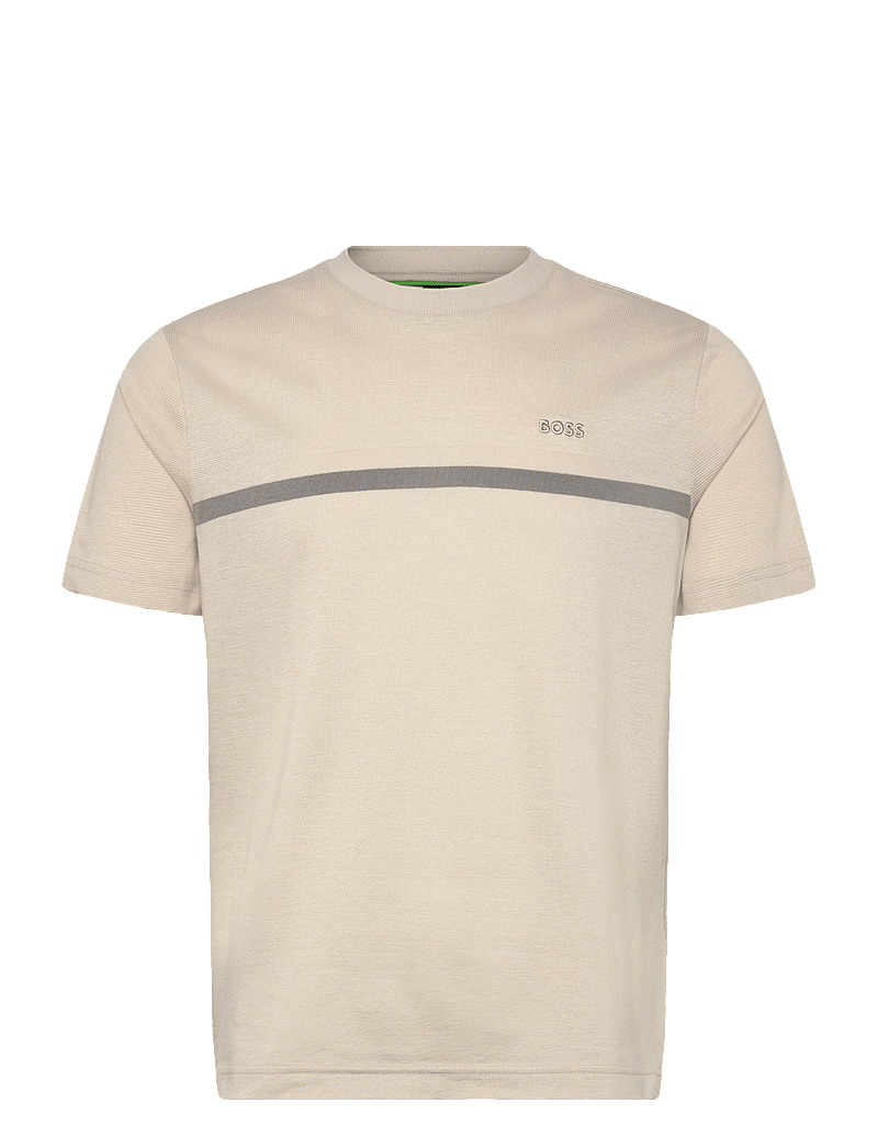 BOSS - TS_Join Structure - kortærmede t-shirts - light beige - 0