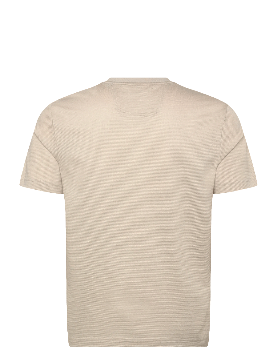 BOSS - TS_Join Structure - short-sleeved t-shirts - light beige - 1