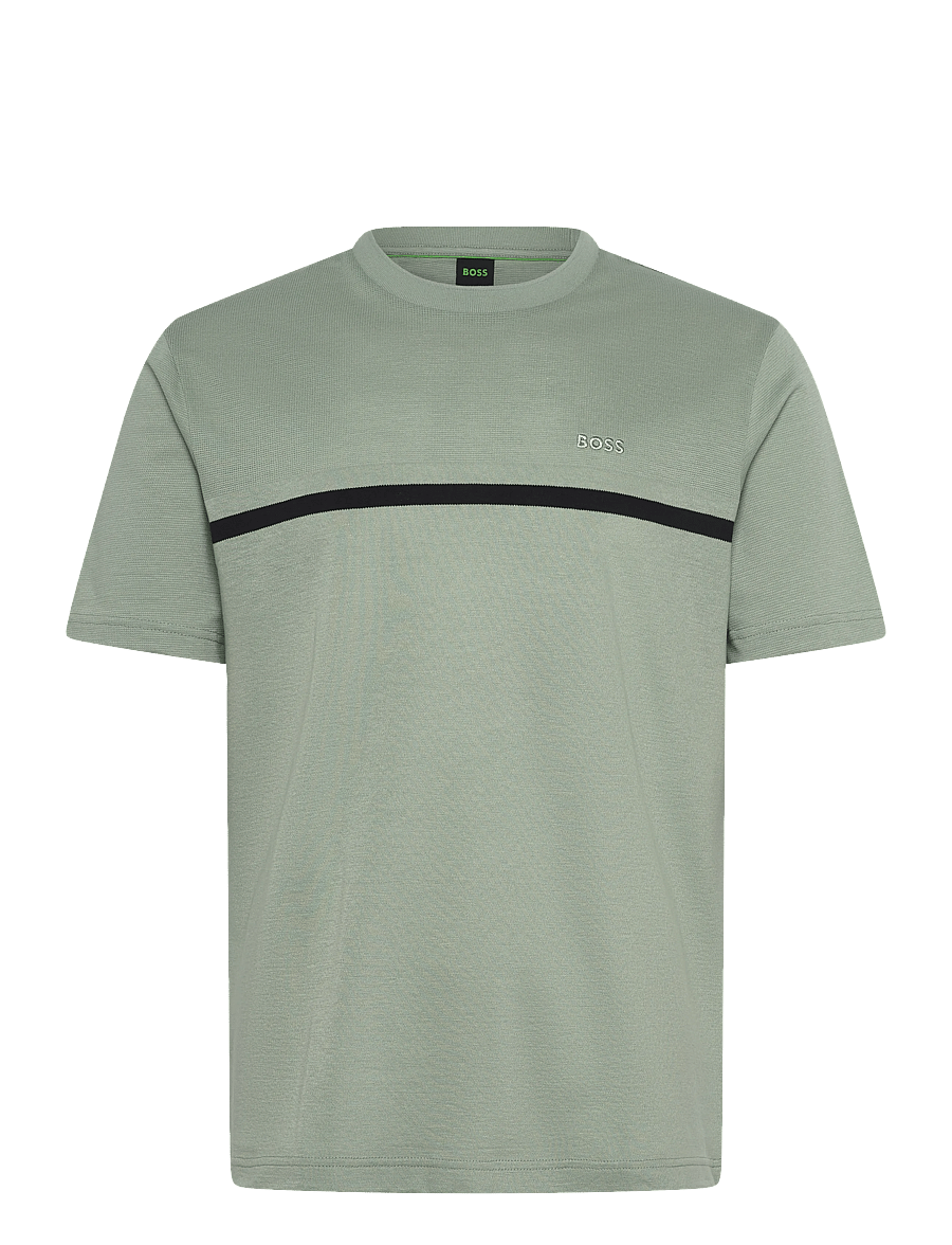 BOSS - TS_Join Structure - kortärmade t-shirts - open green - 0