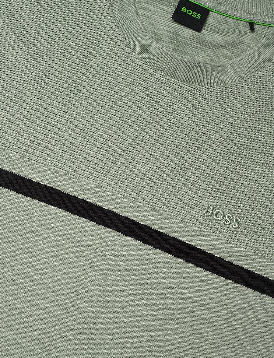 BOSS - TS_Join Structure - kortärmade t-shirts - open green - 2