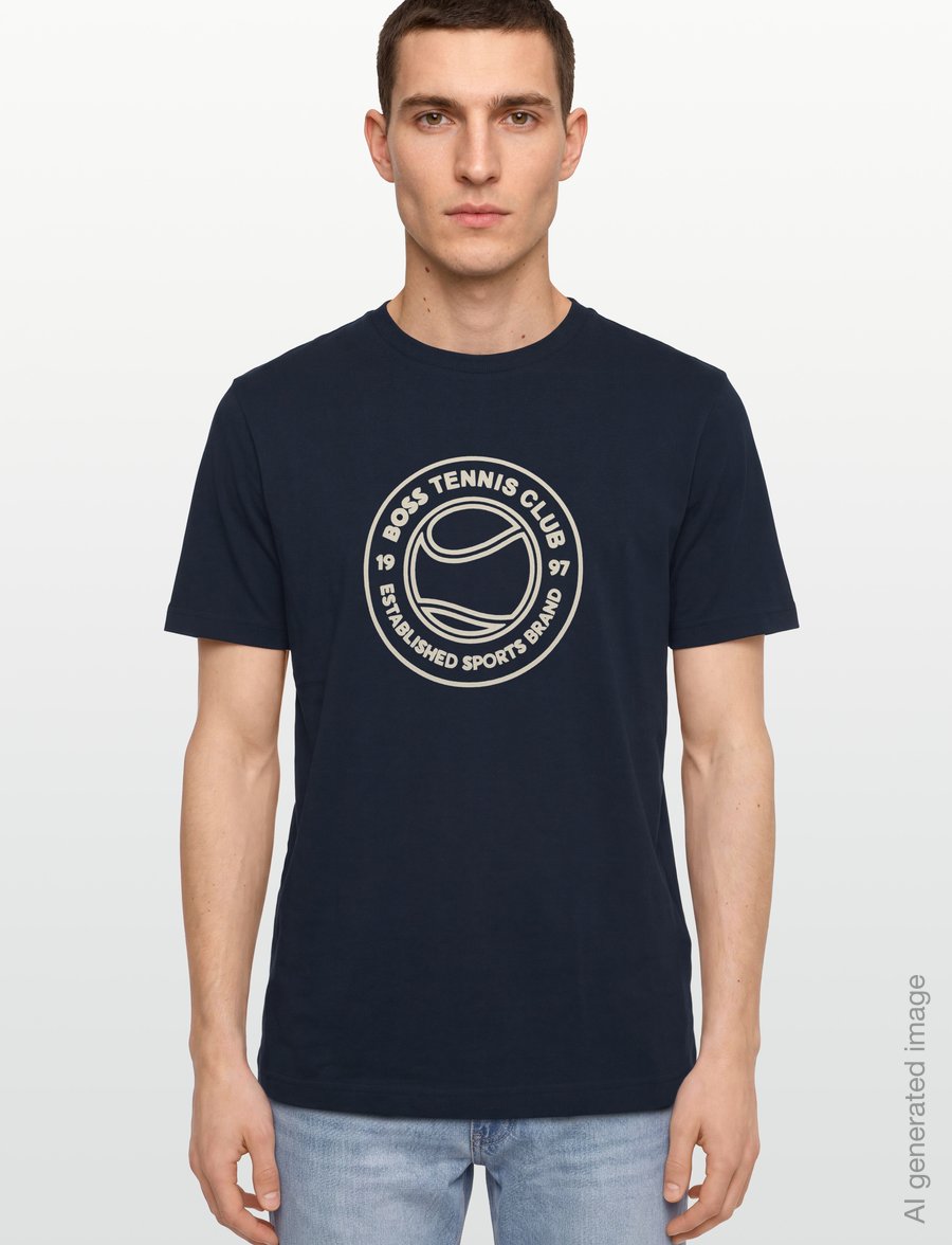 BOSS - TS_Join Logo - t-shirts - dark blue - 3