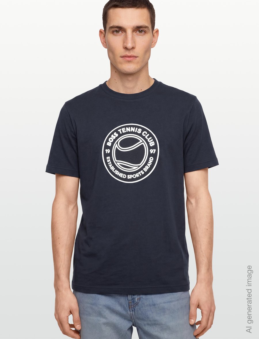 BOSS - TS_Join Logo - oberteile & t-shirts - dark blue - 3