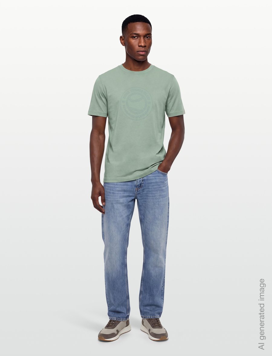BOSS - TS_Join Logo - oberteile & t-shirts - open green - 0
