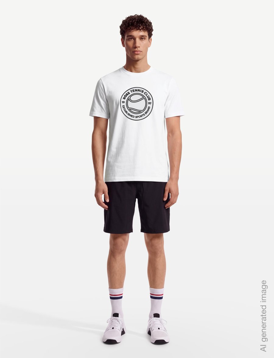 BOSS - TS_Join Logo - lühikeste varrukatega t-särgid - white - 0