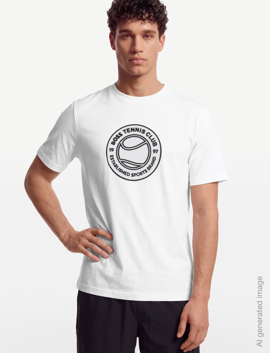 BOSS - TS_Join Logo - lühikeste varrukatega t-särgid - white - 3