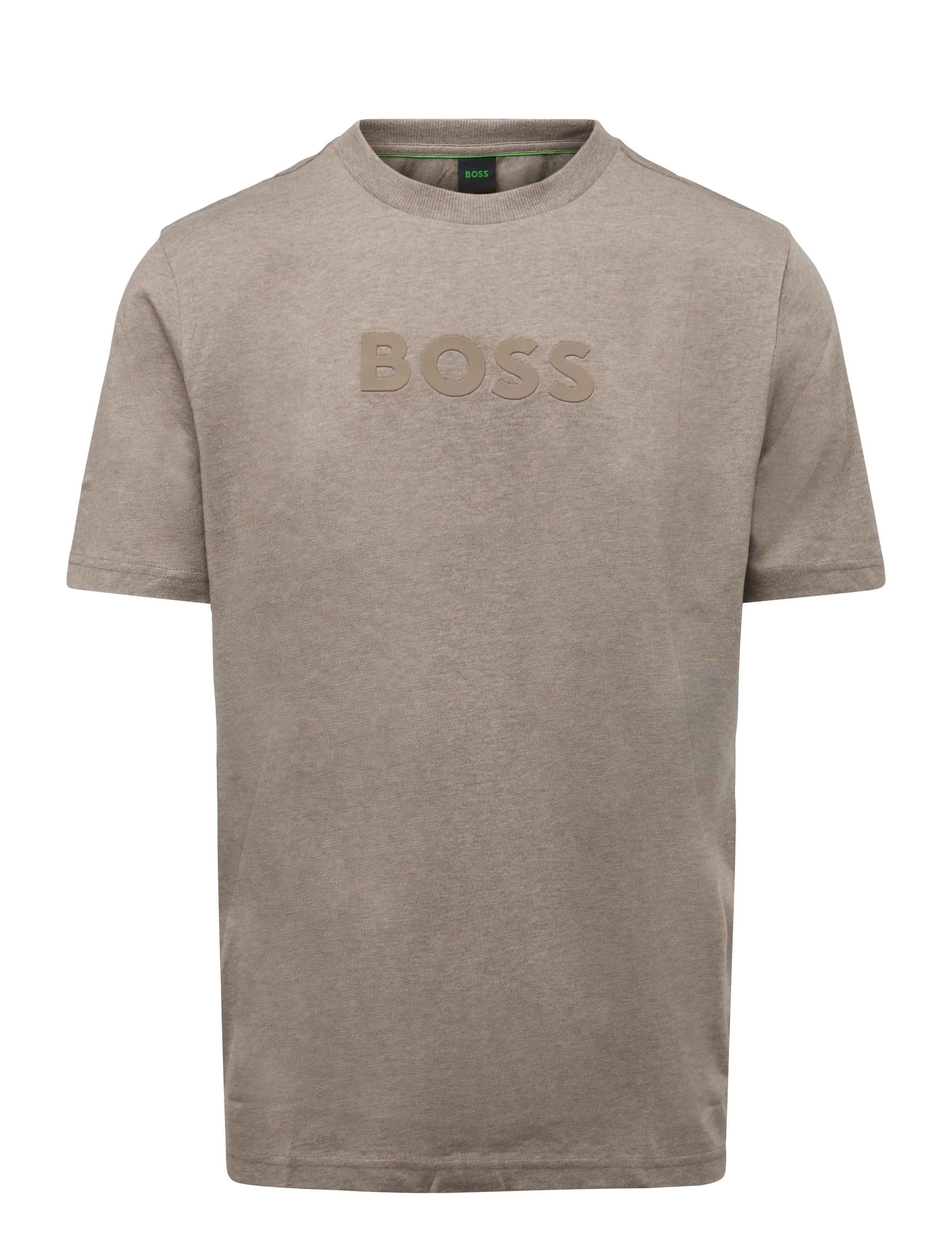BOSS TS_Logo - Lühikeste varrukatega T-särgid - LIGHT/PASTEL BROWN / beige