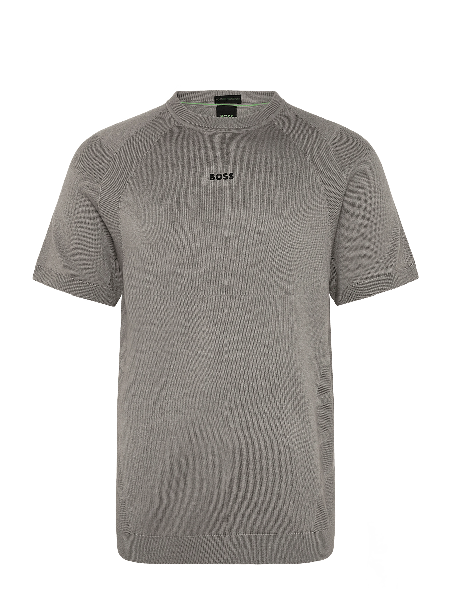 BOSS - KN_Tour Seamless T - oberteile & t-shirts - open grey - 0