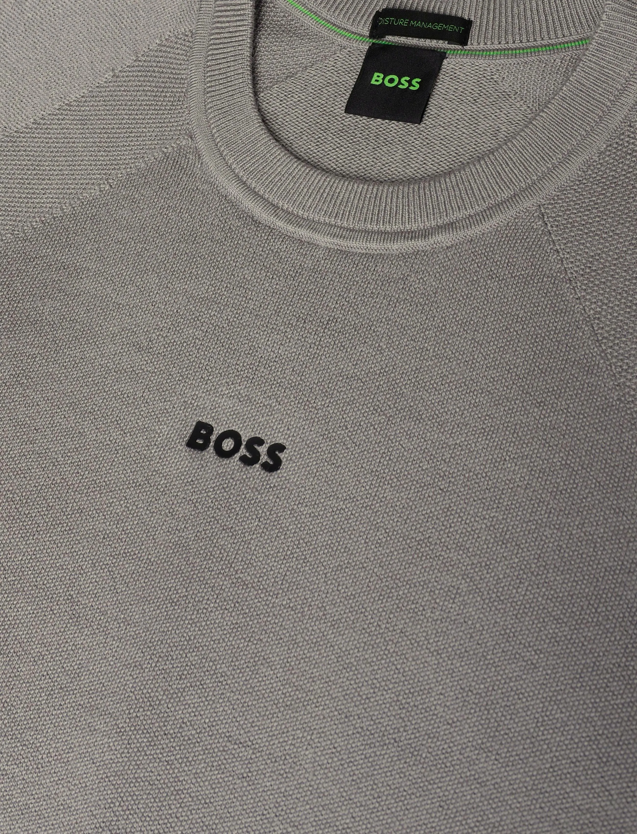 BOSS - KN_Tour Seamless T - oberteile & t-shirts - open grey - 2