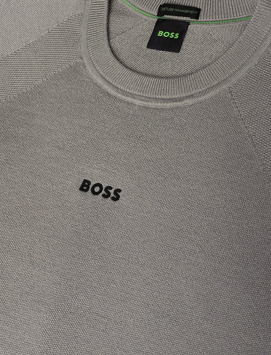BOSS - KN_Tour Seamless T - oberteile & t-shirts - open grey - 2