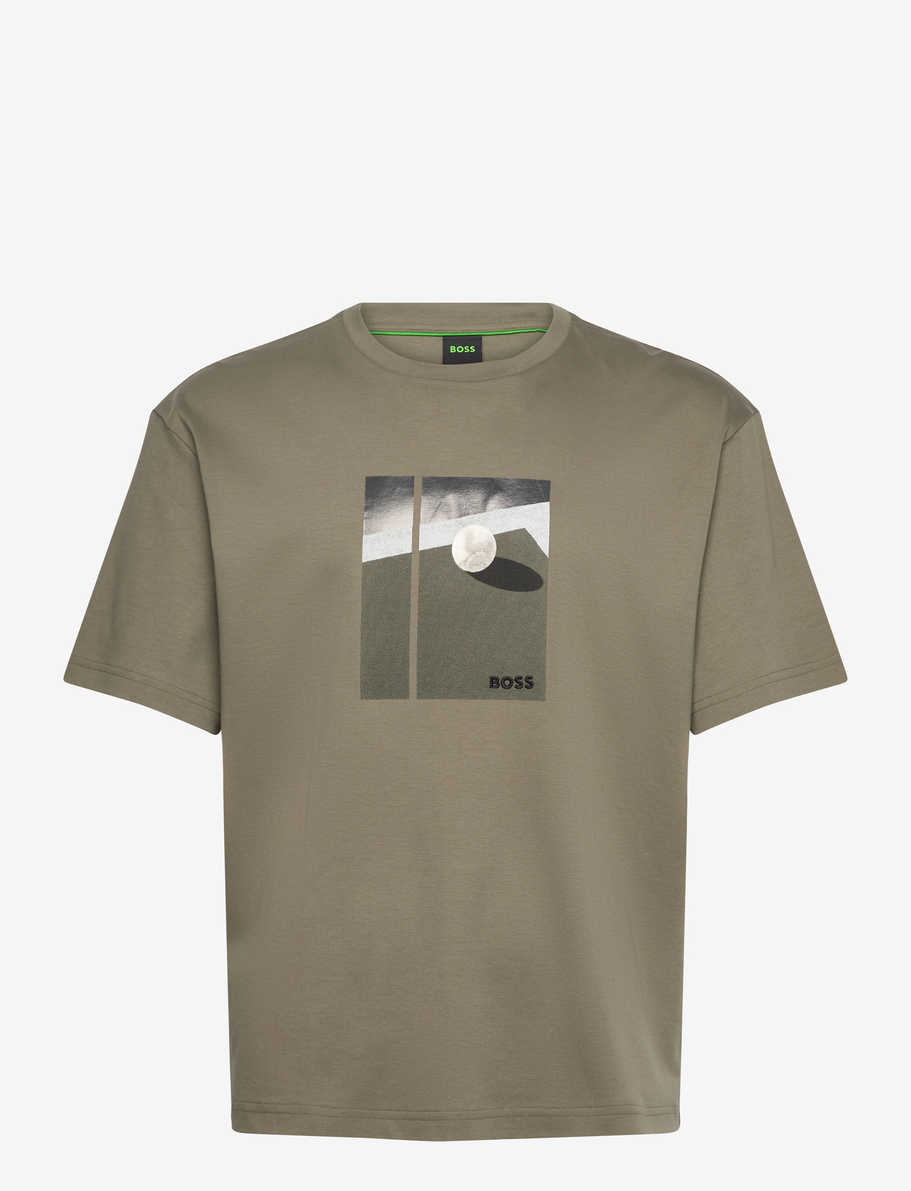 BOSS - TS_Join Relaxed GRX - t-shirts - dark beige - 0