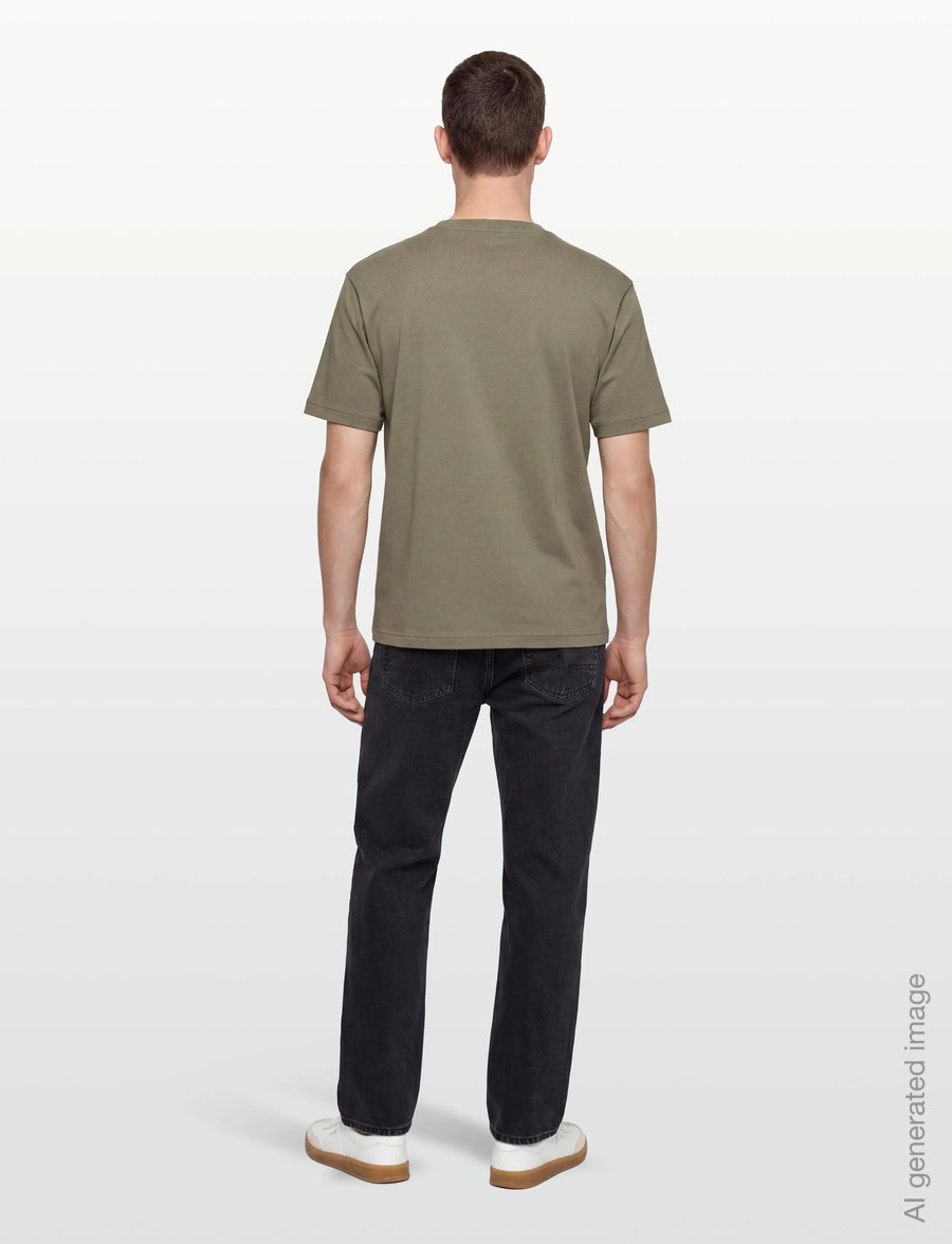 BOSS - TS_Join Relaxed GRX - oberteile & t-shirts - dark beige - 4