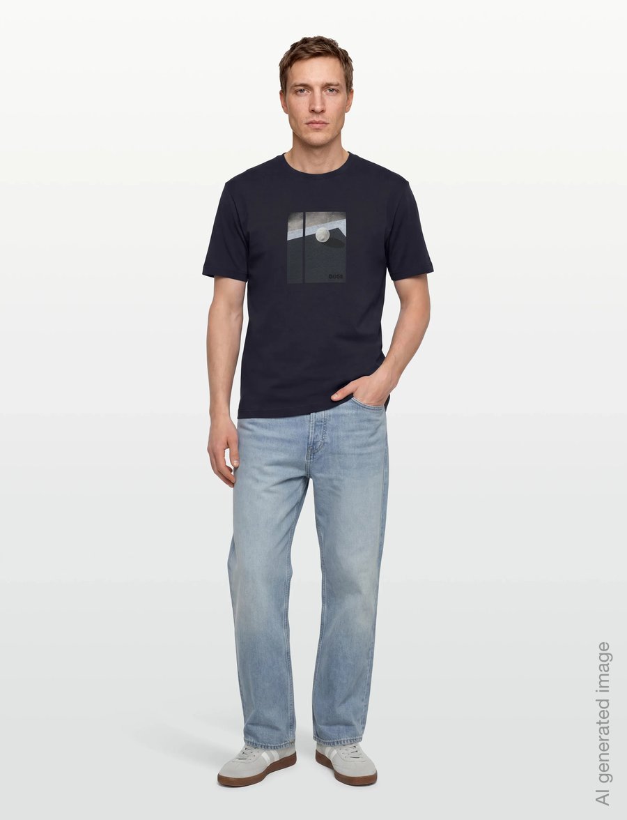 BOSS - TS_Join Relaxed GRX - alussärgid ja t-särgid - dark blue - 0